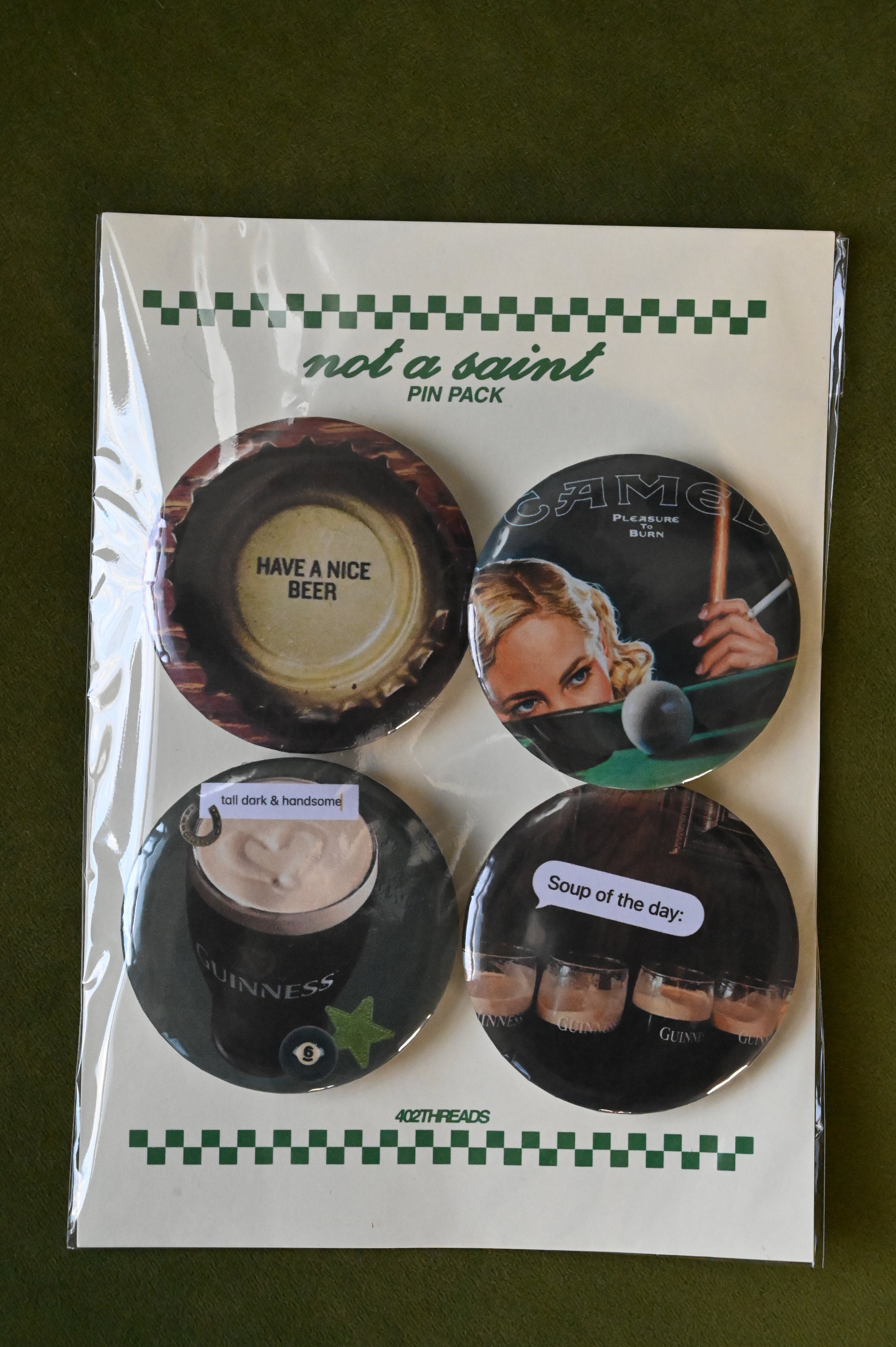 not a saint pin pack