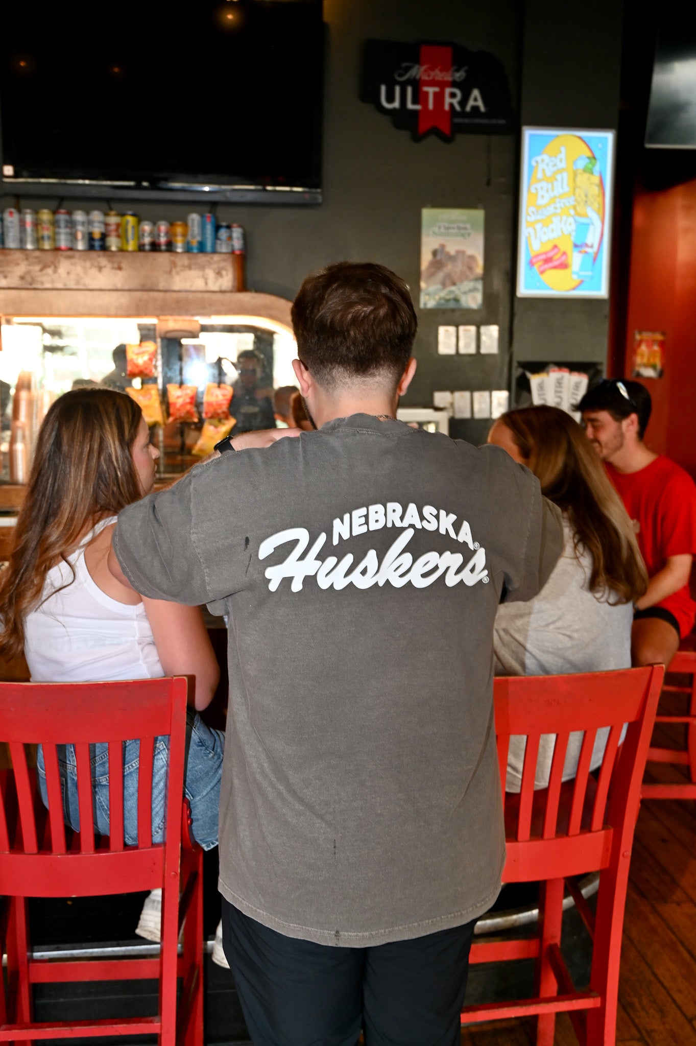 Faded Nebraska Huskers Tee