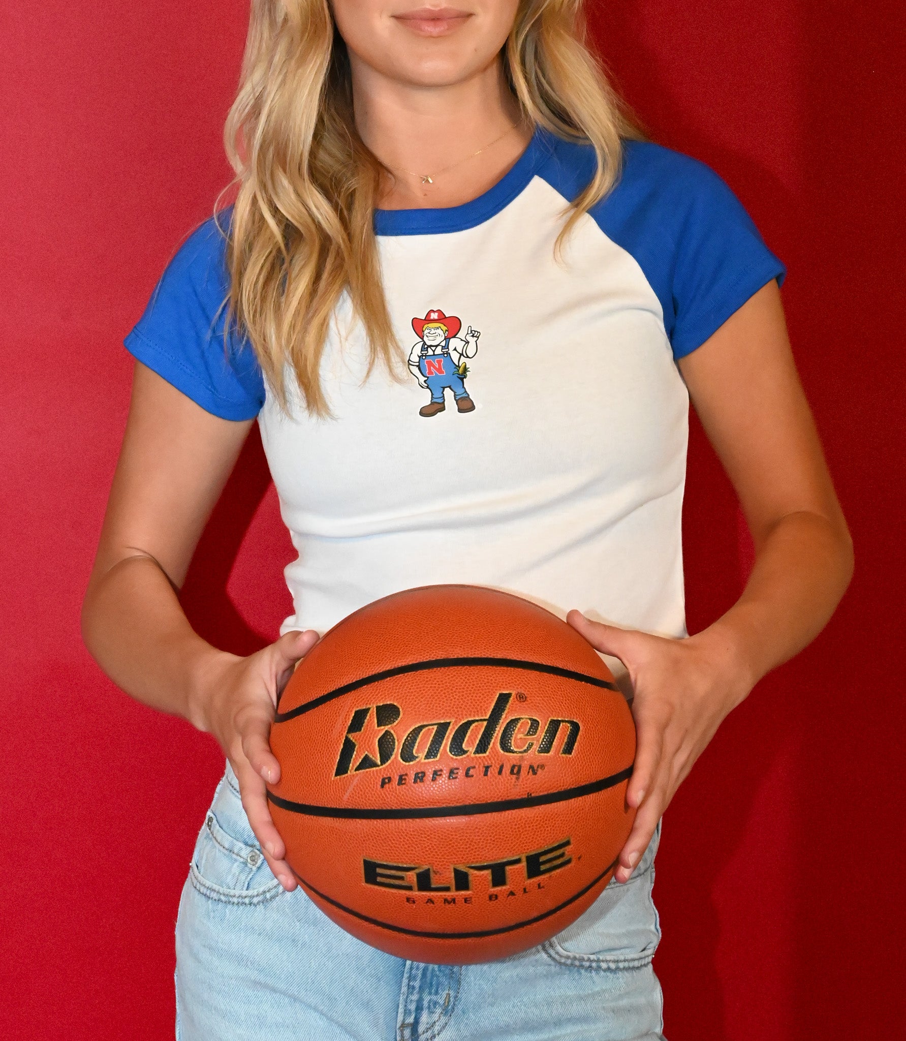 herbie colorblock baby tee
