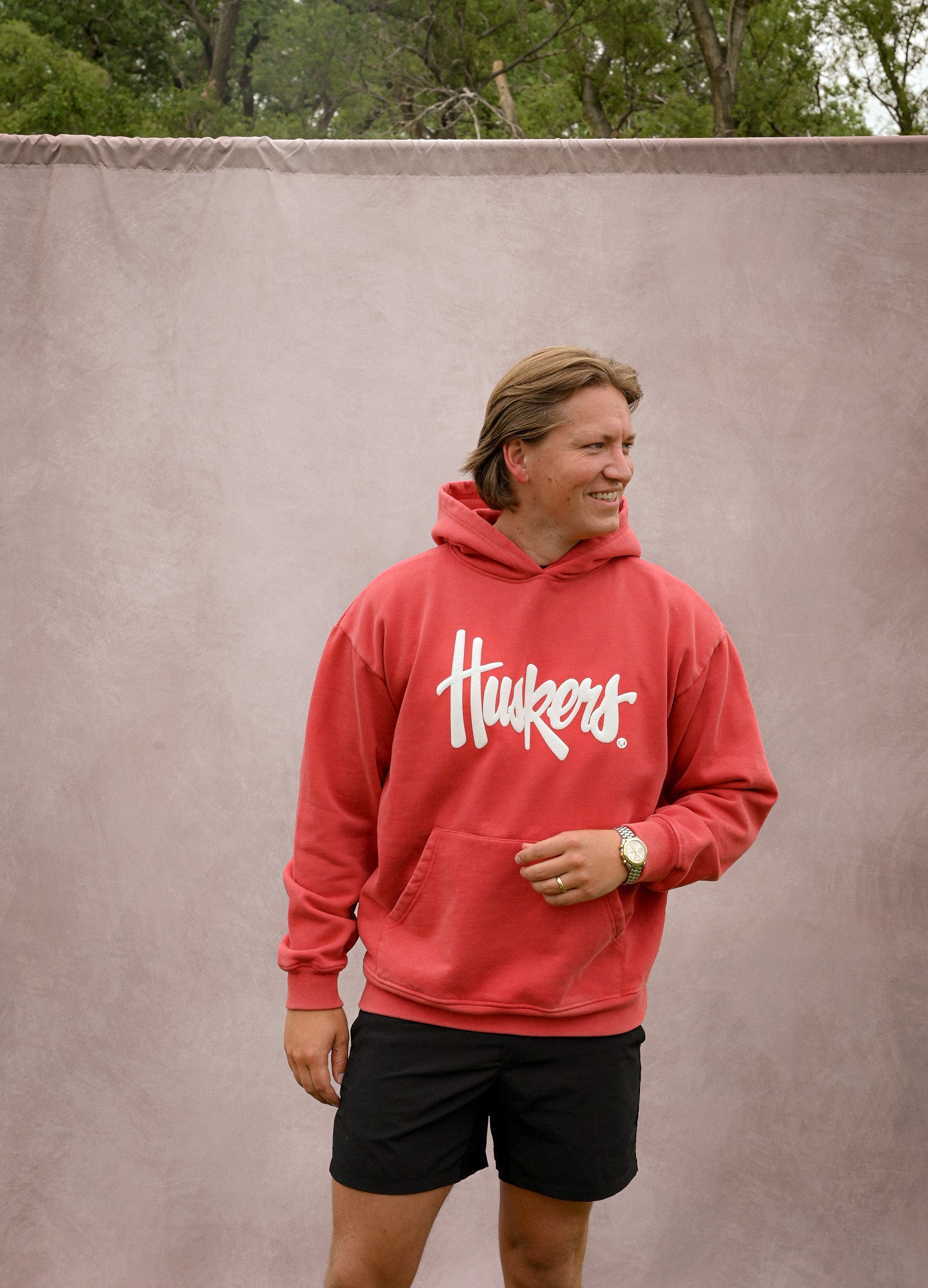nebraska huskers red hoodie