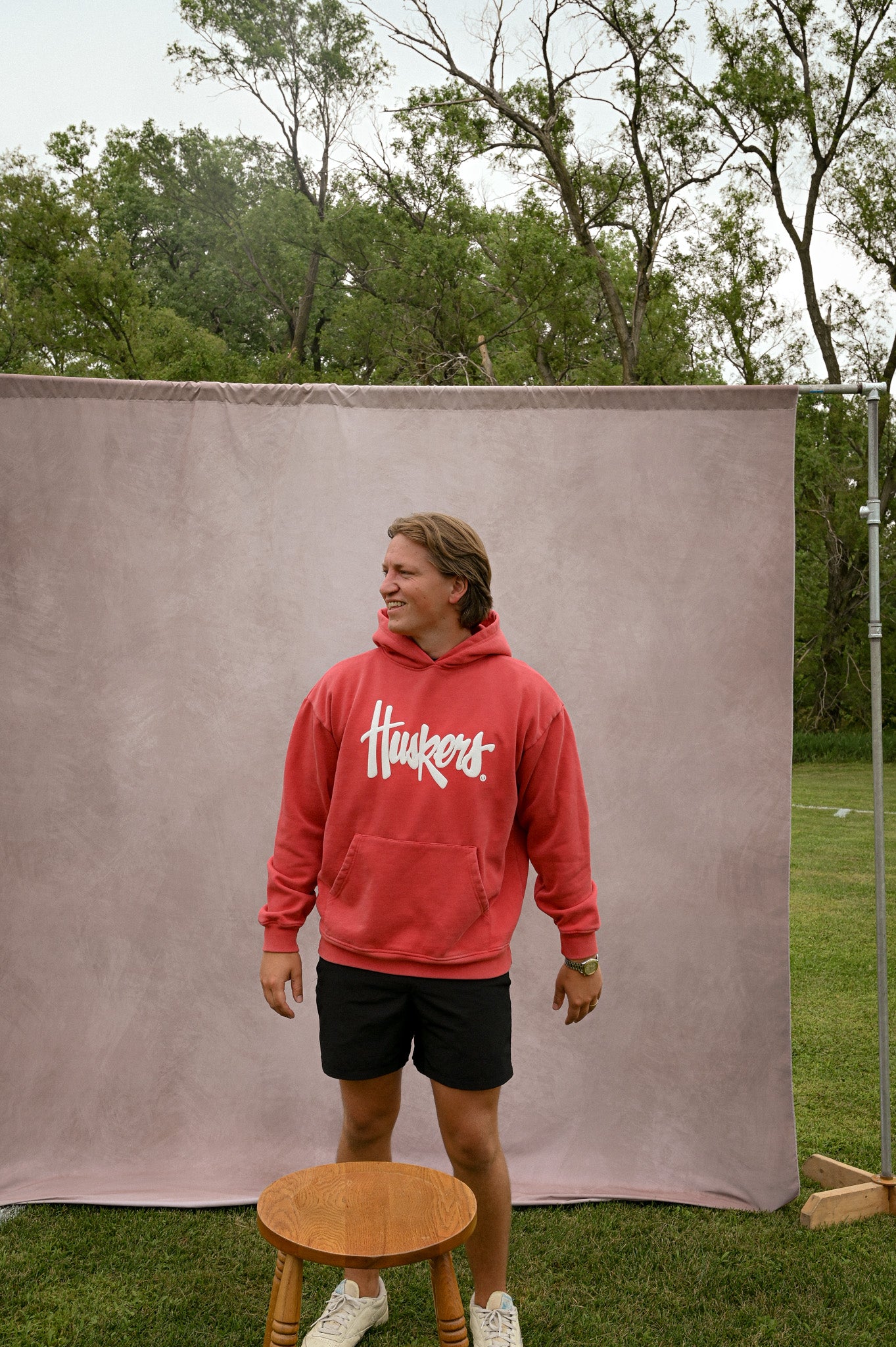 nebraska huskers red hoodie