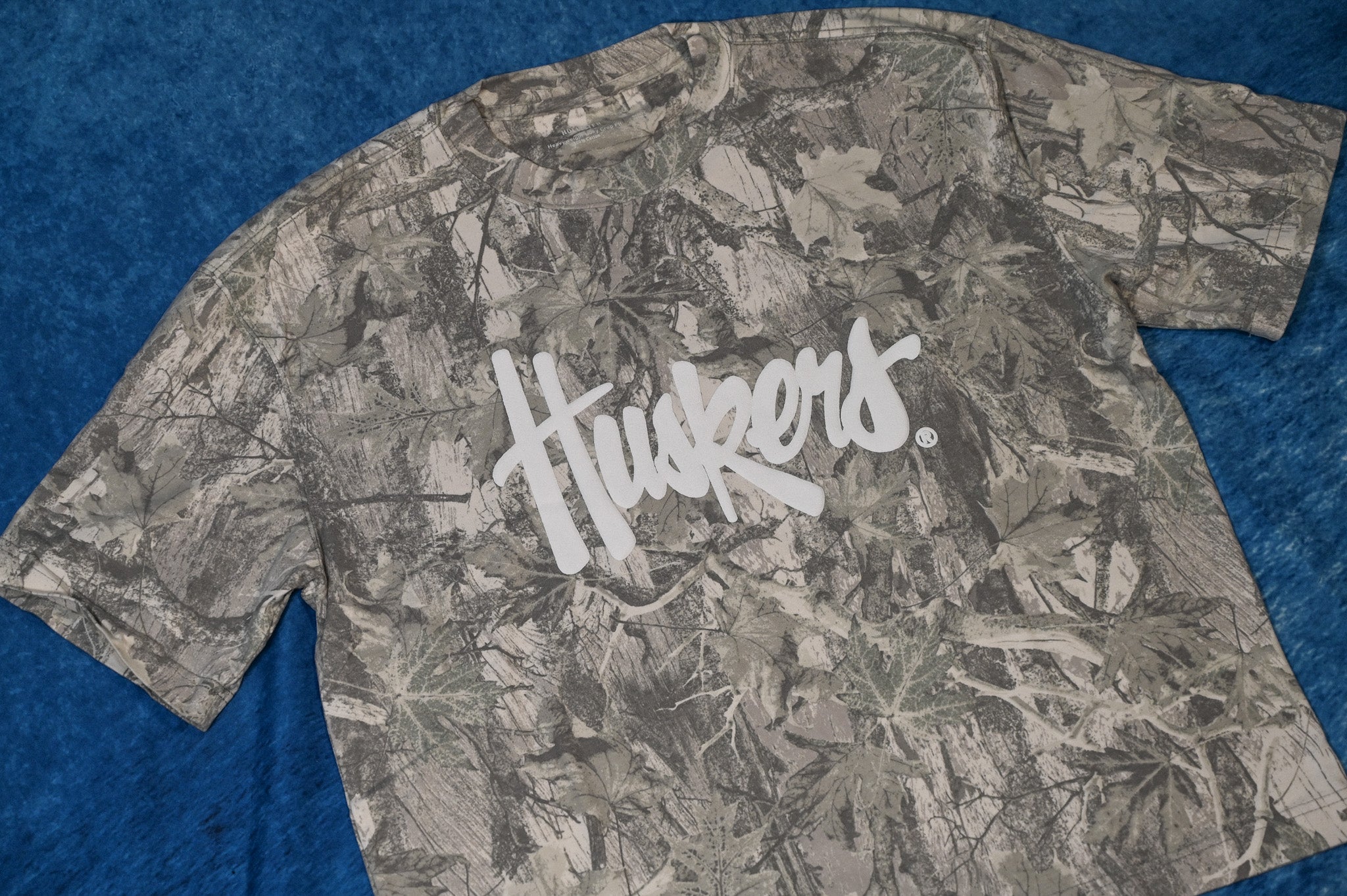 Huskers Camo Tee