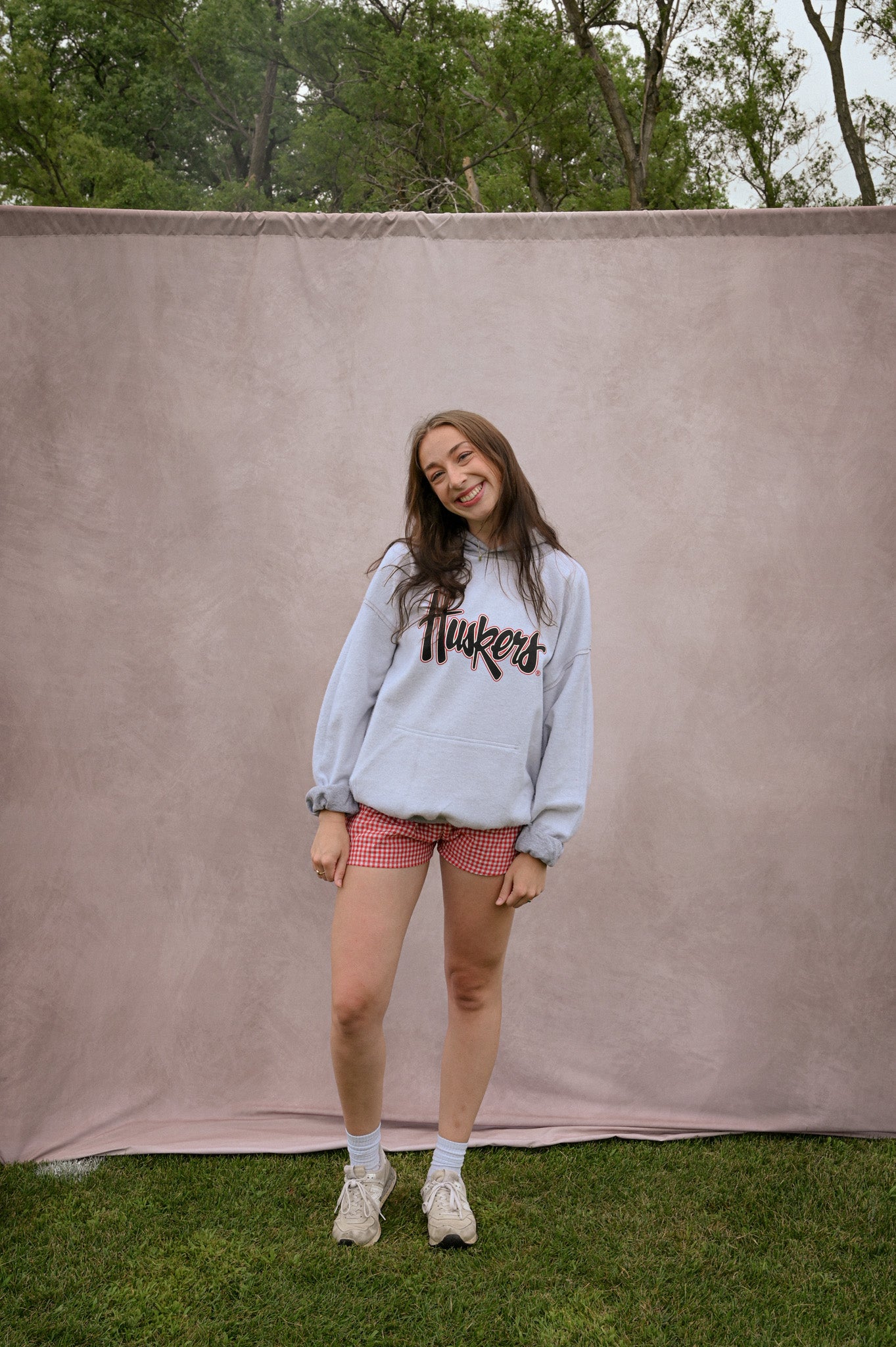 inside out husker hoodie