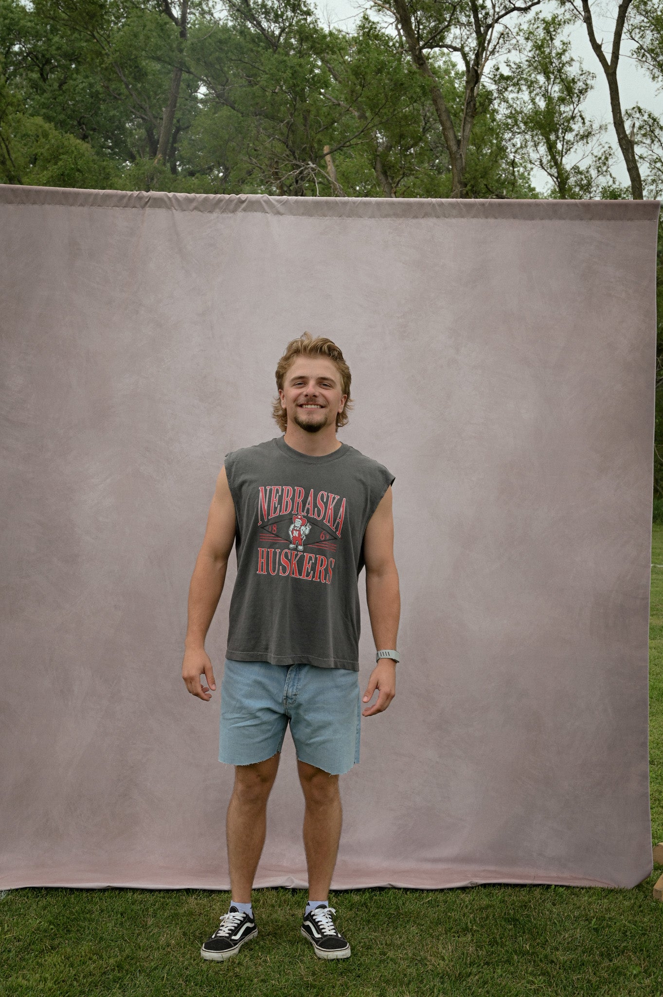 nebraska classic muscle tee