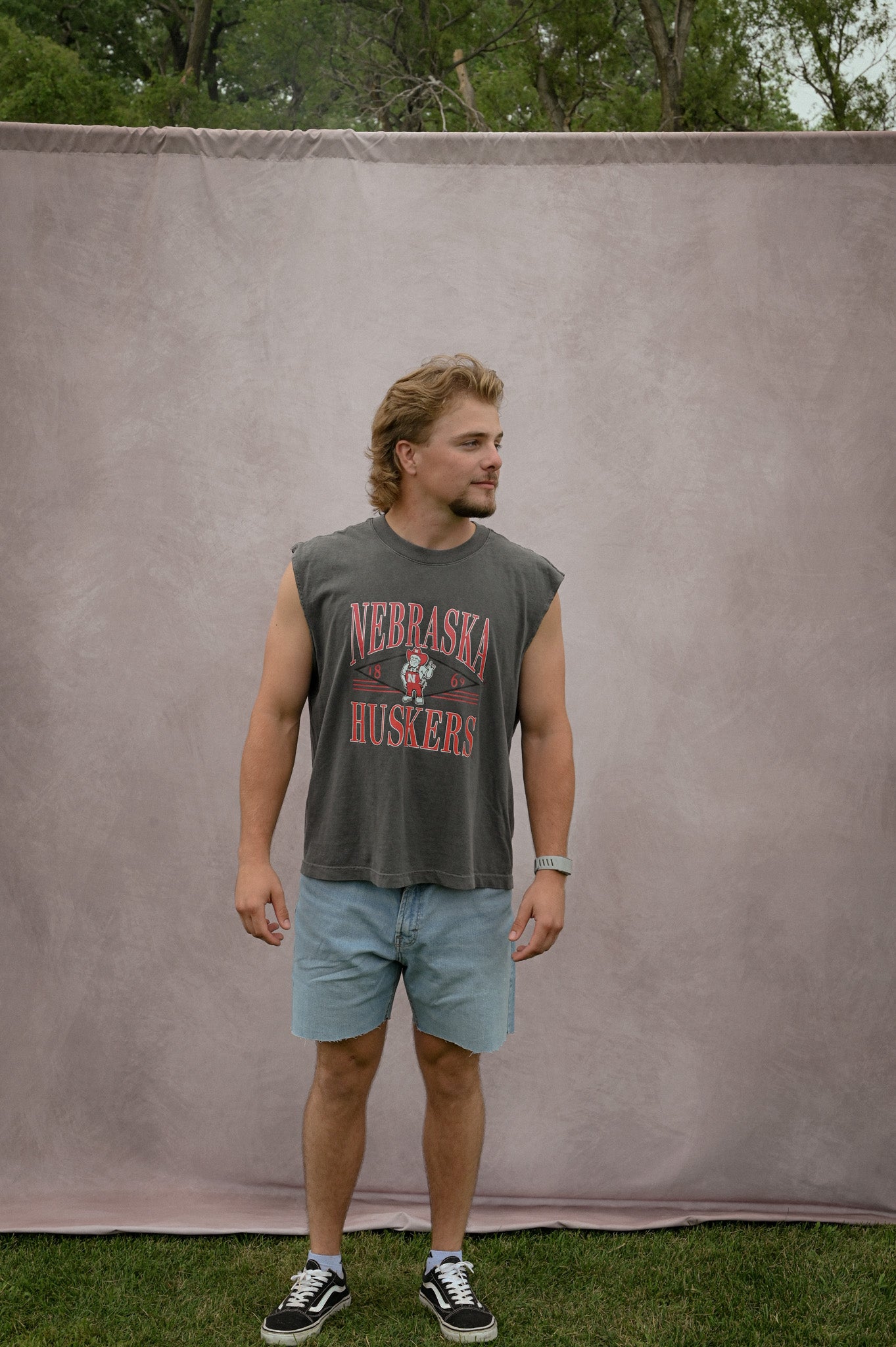 nebraska classic muscle tee