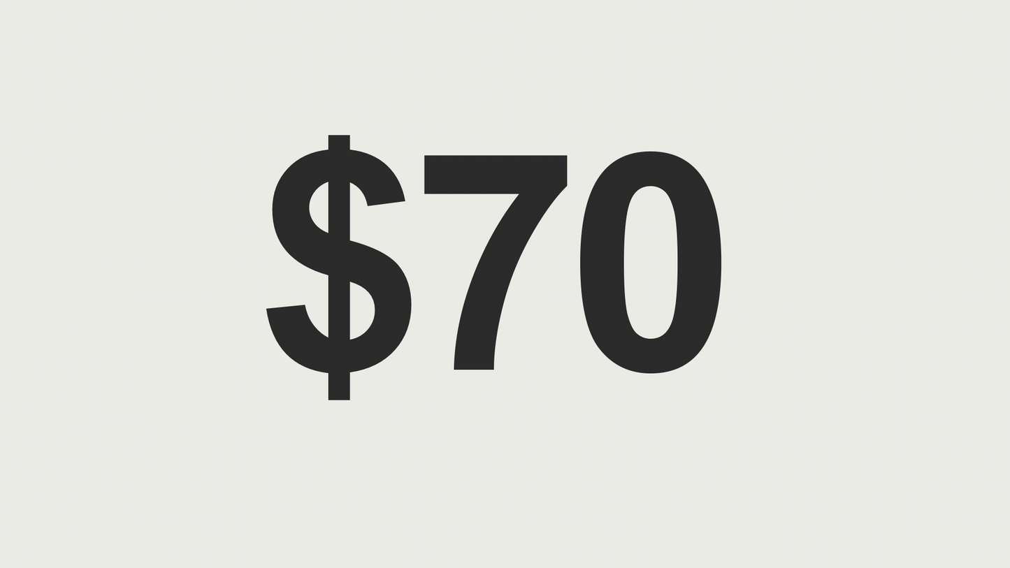 $70