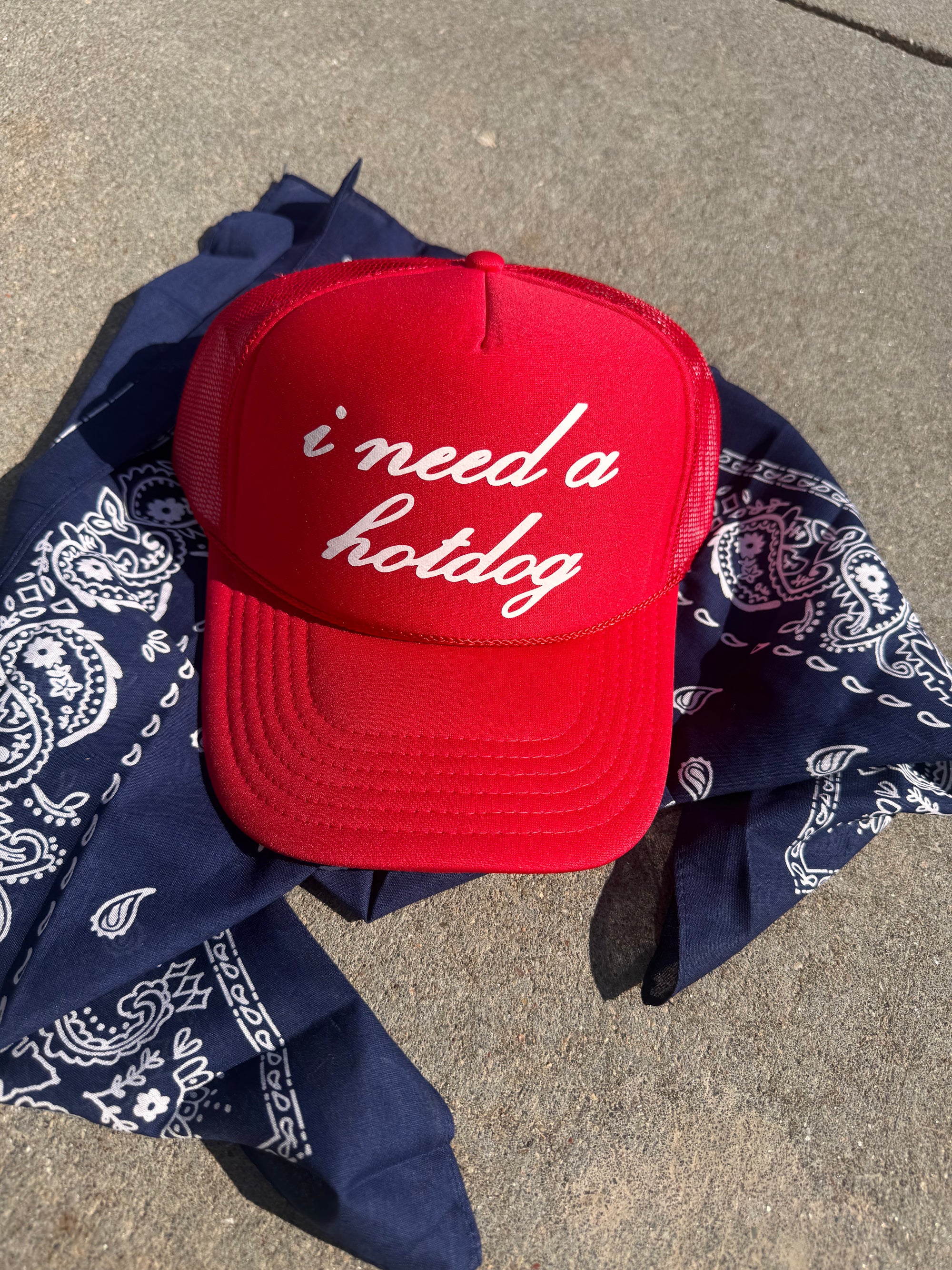 Need a Hotdog Trucker Hat