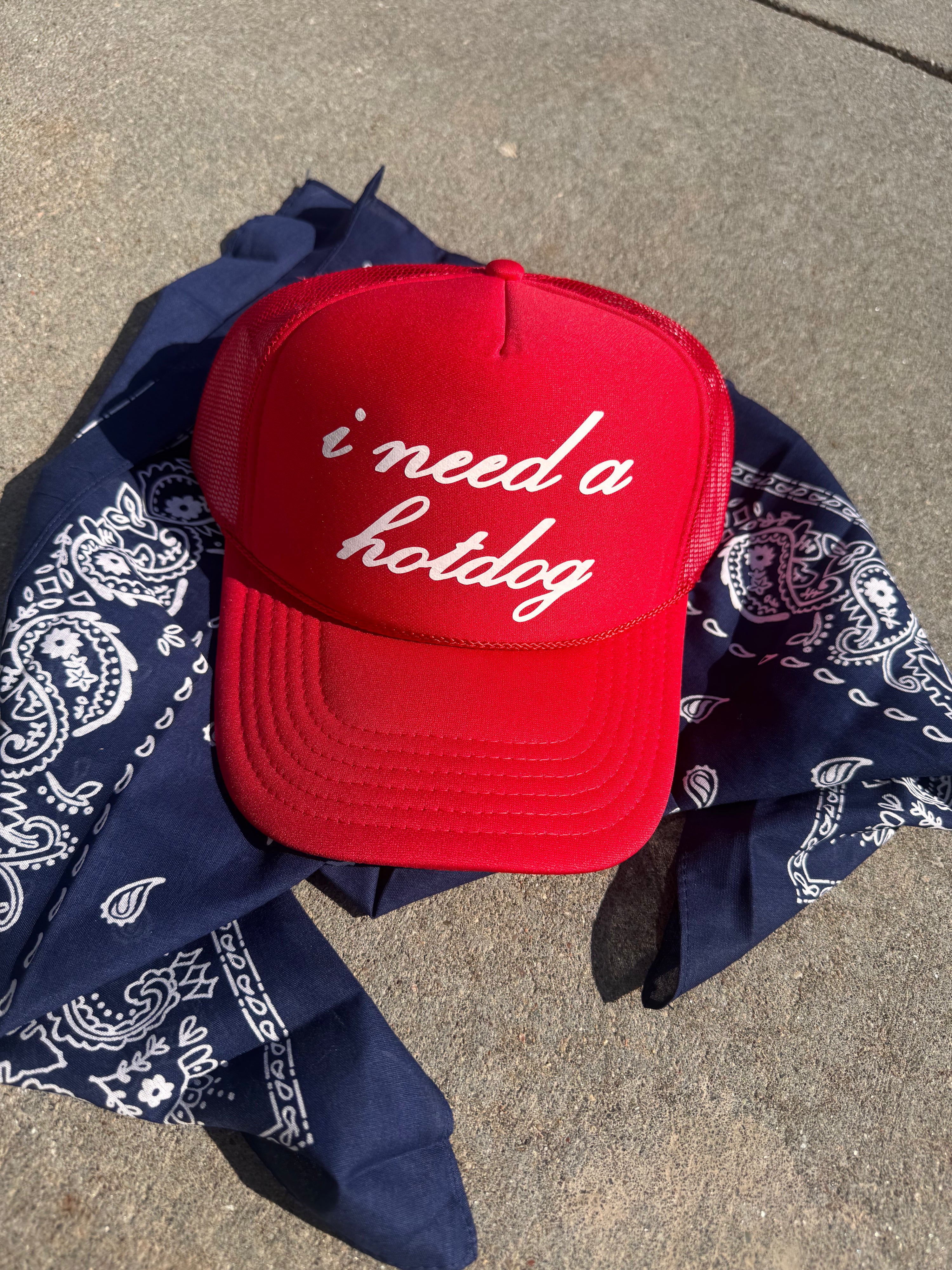 Need a Hotdog Trucker Hat