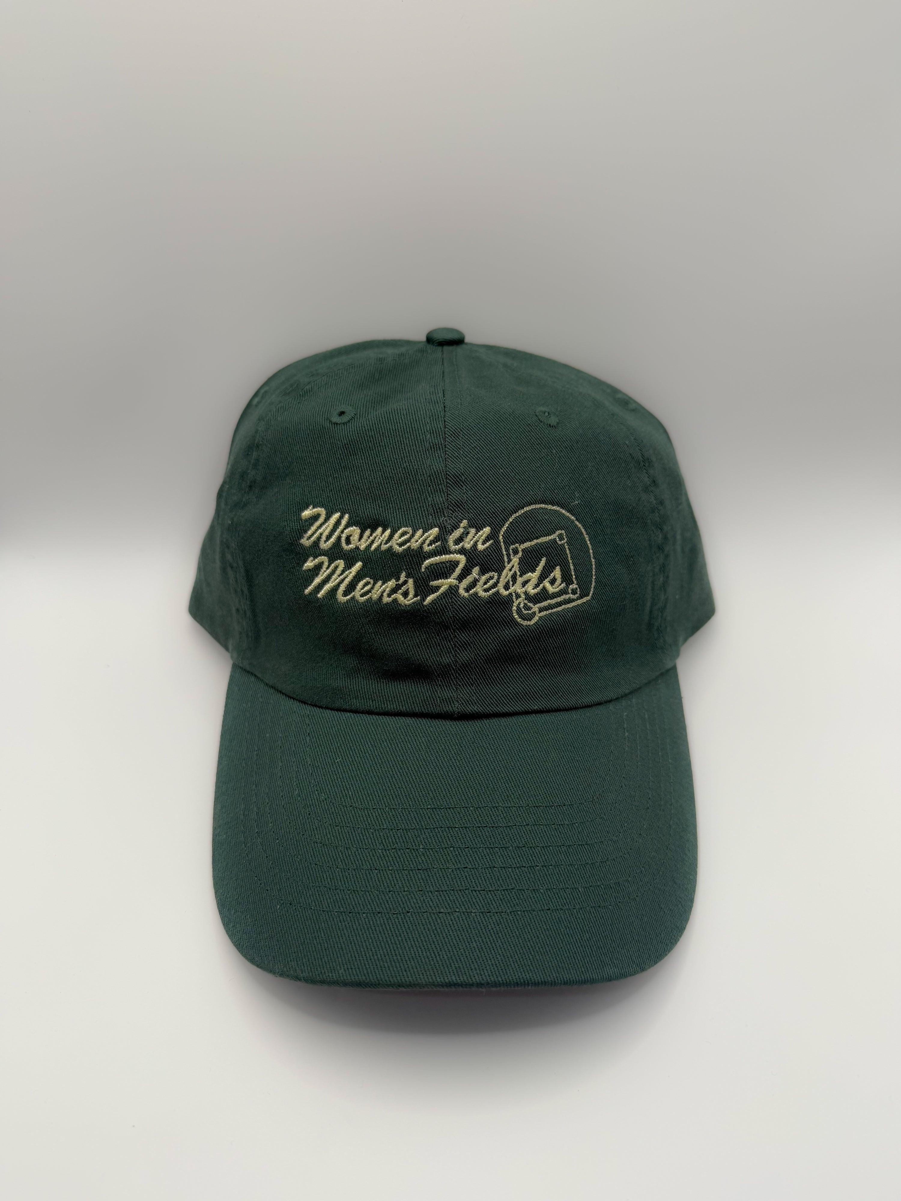 women in male fields dad hat