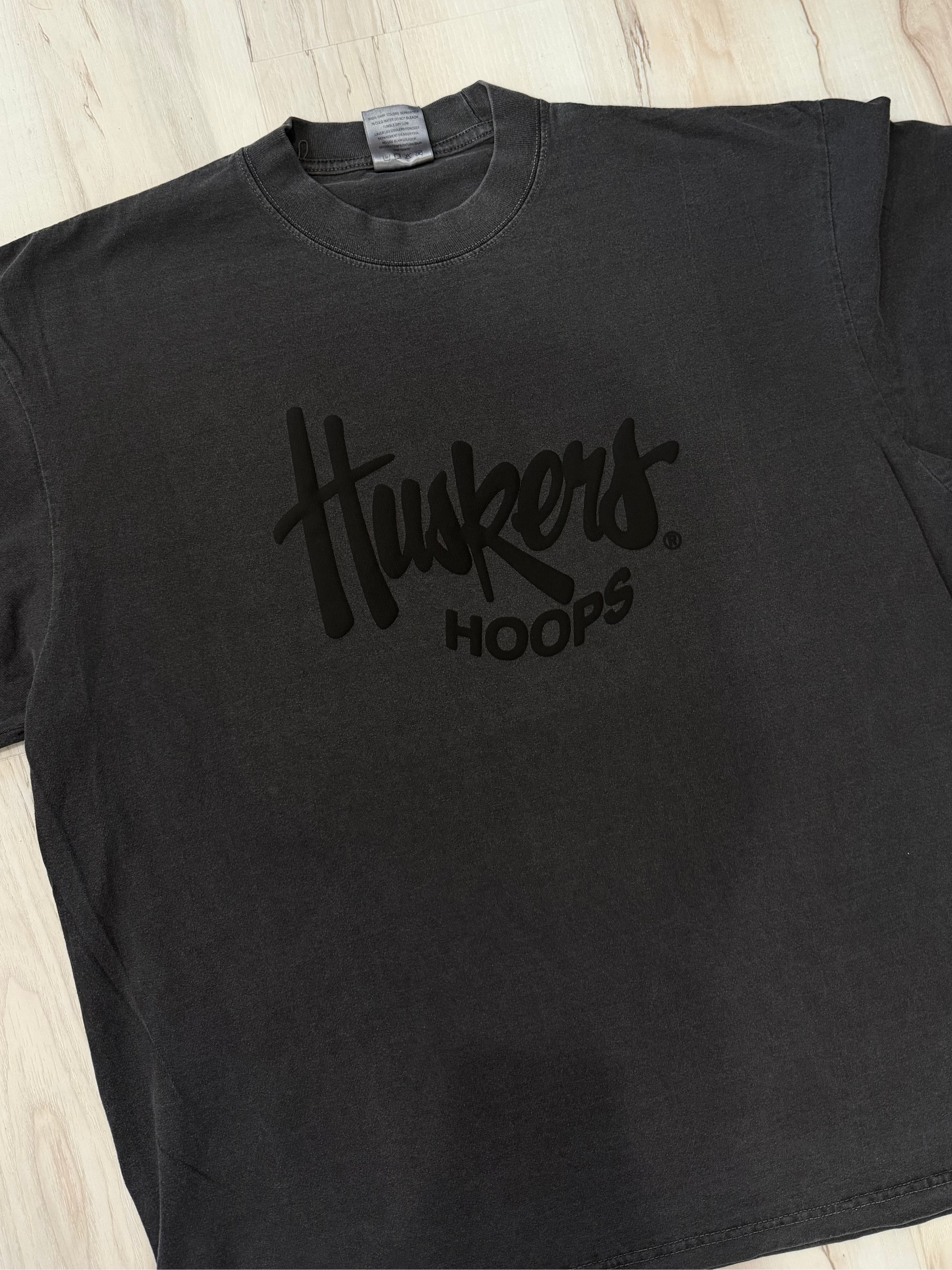 Husker Hoops Tee - Black