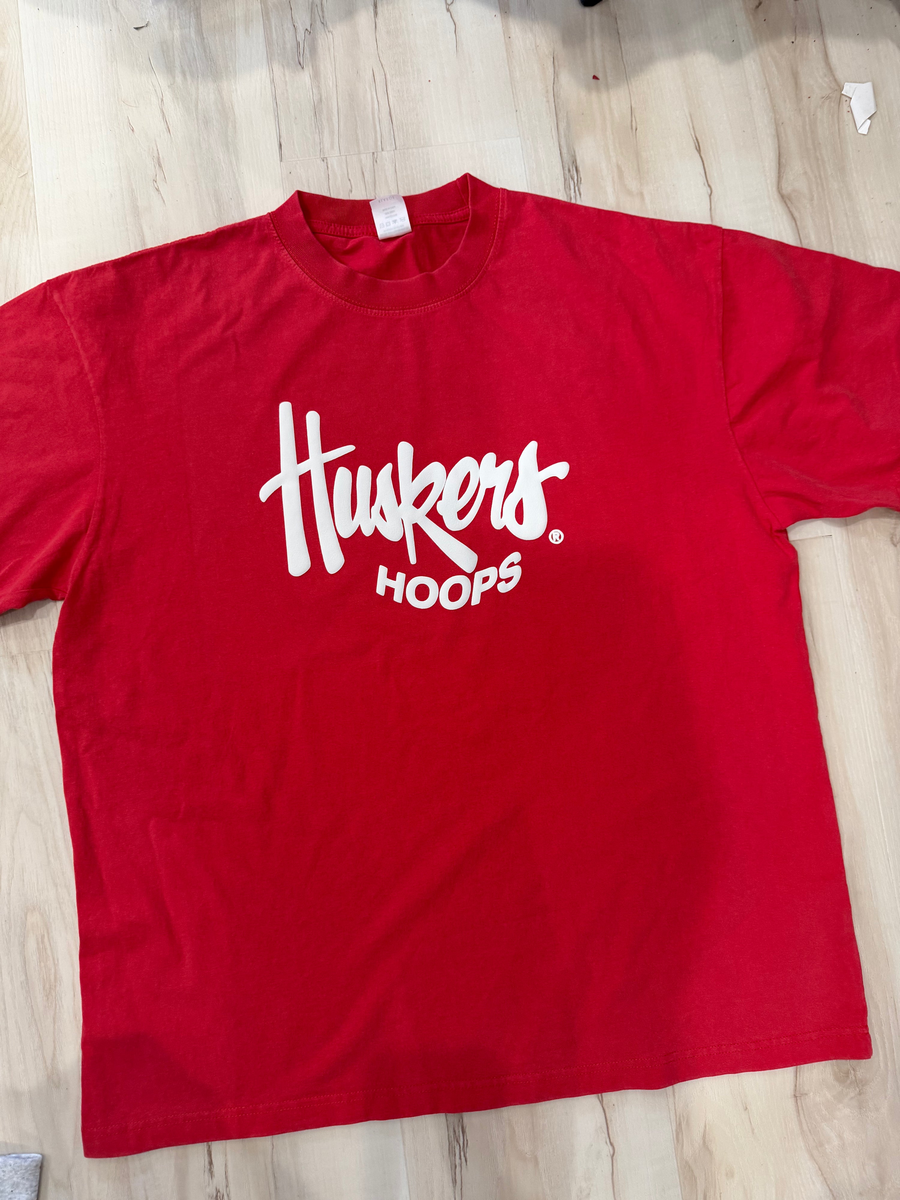 Husker Hoops Tee - Red