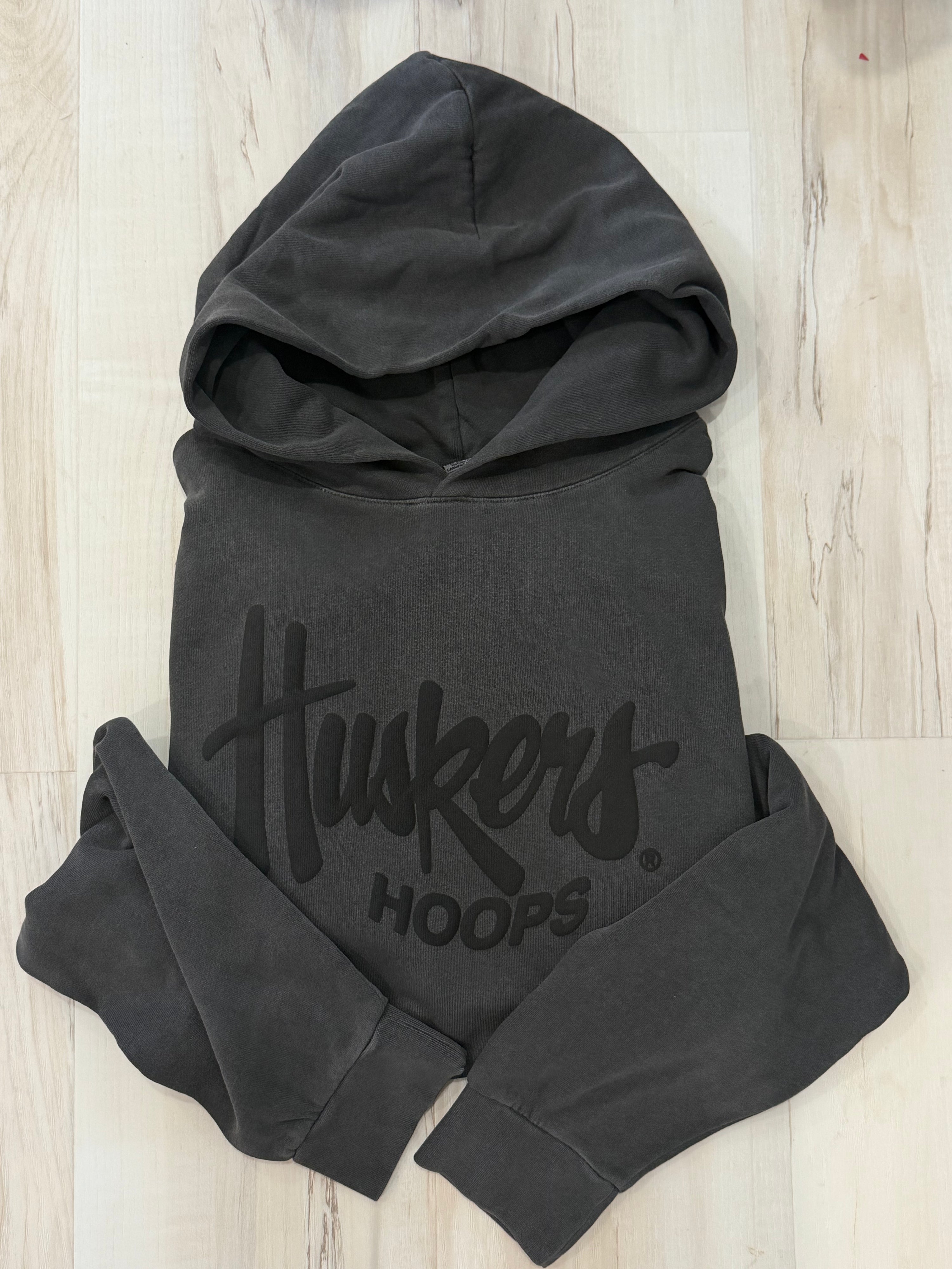 Husker Hoops Hoodie - Black