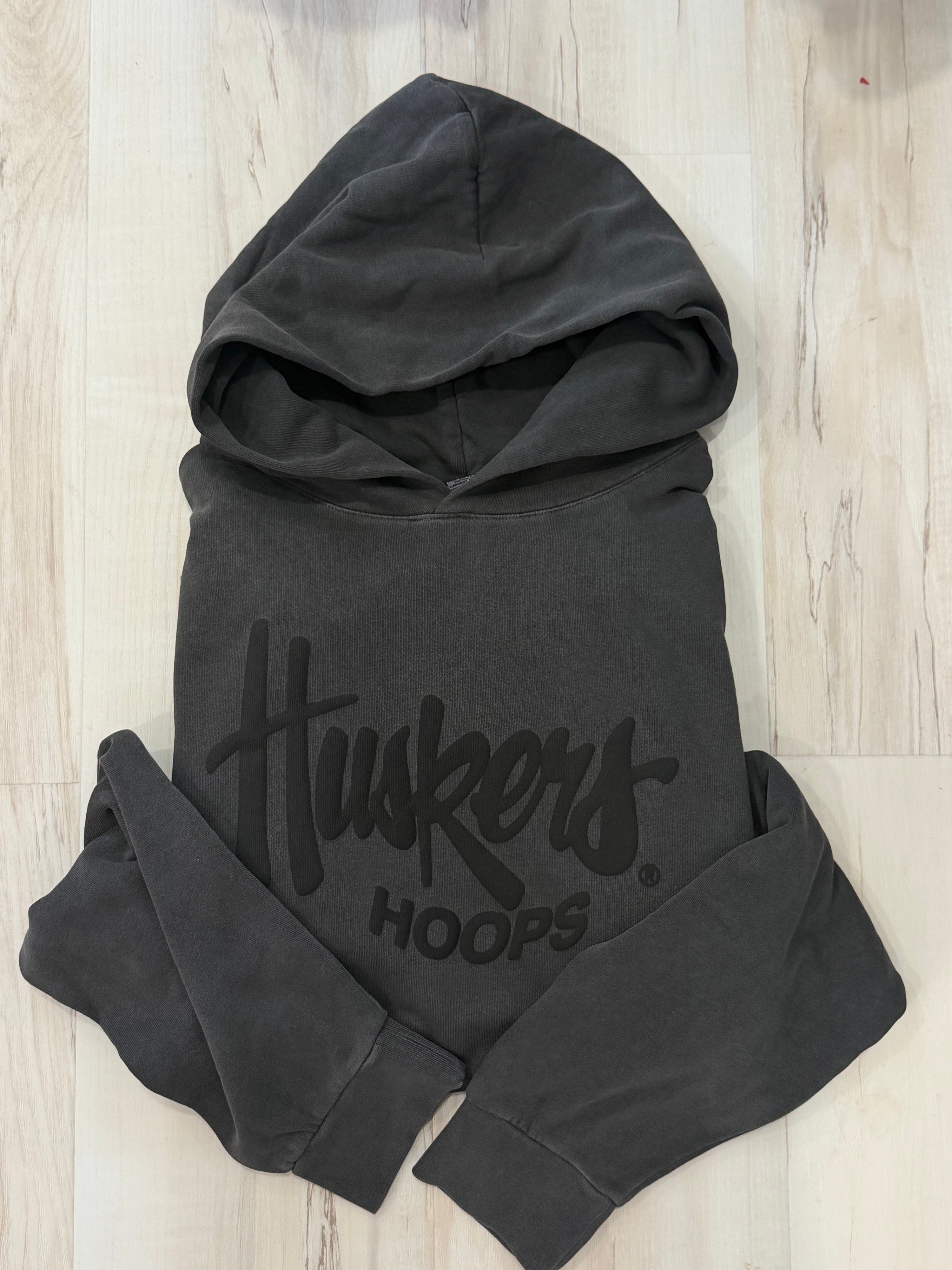 Husker Hoops Hoodie - Black