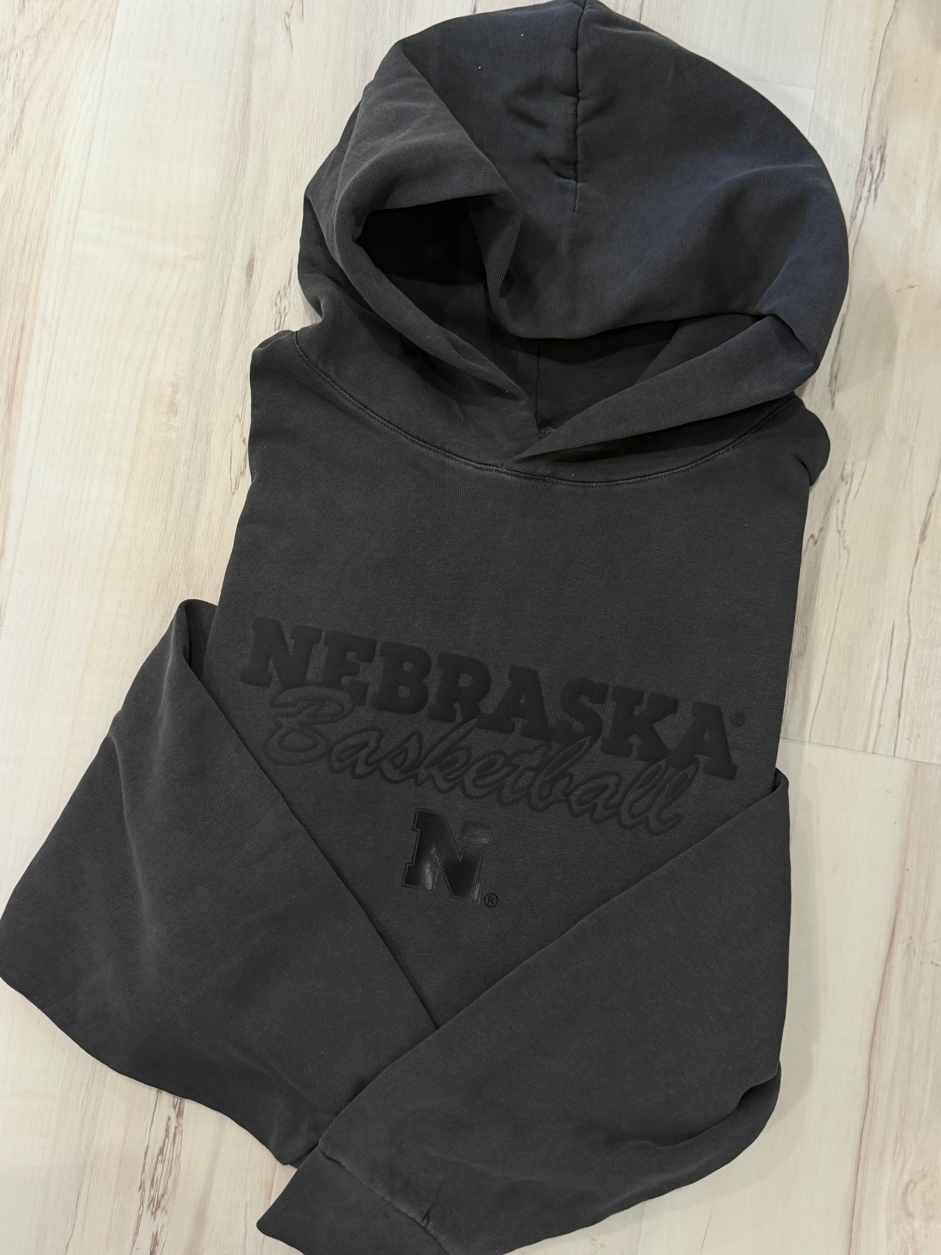 Nebraska Basketball Hoodie - Black