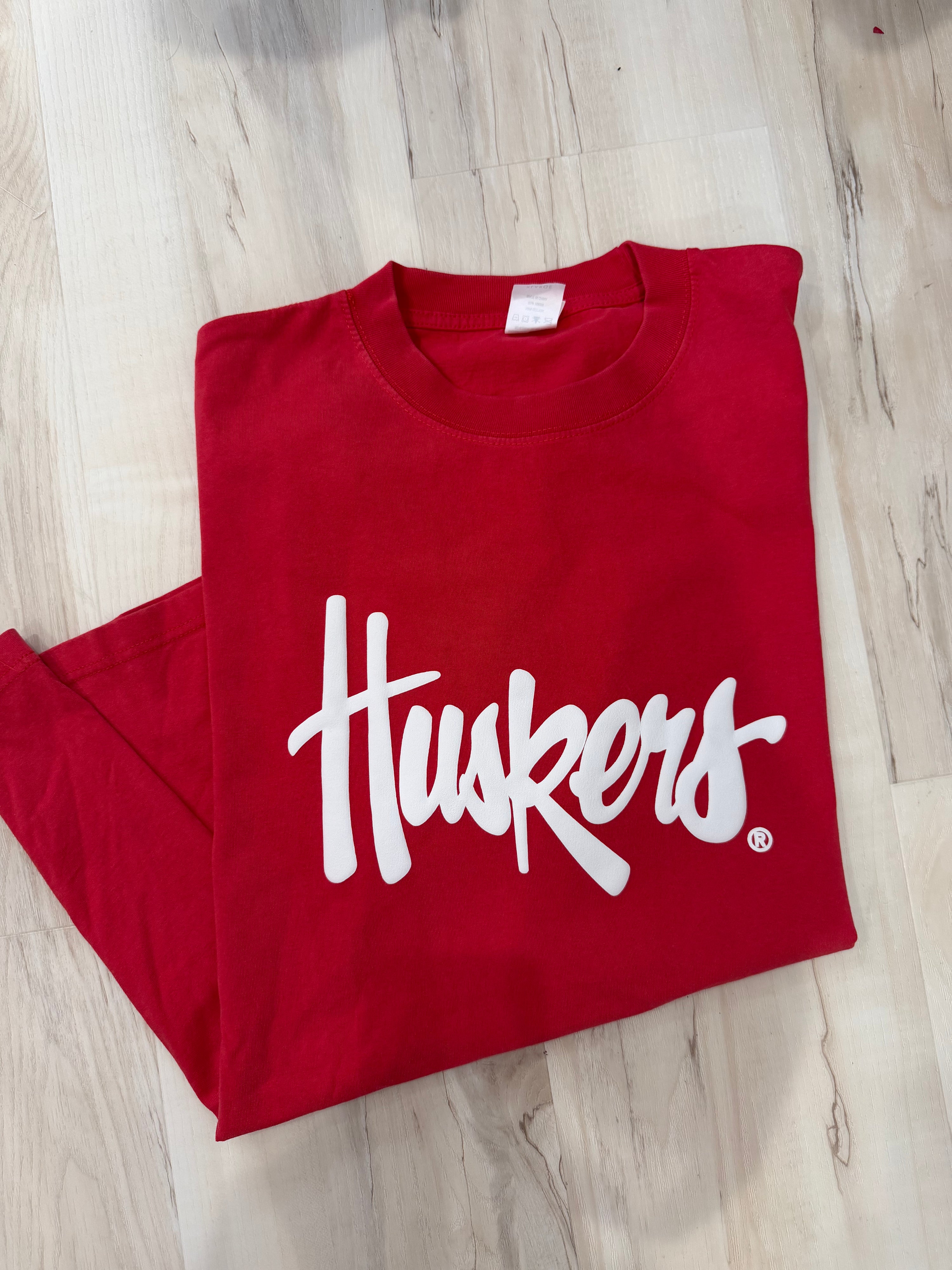 Huskers Tee - Red