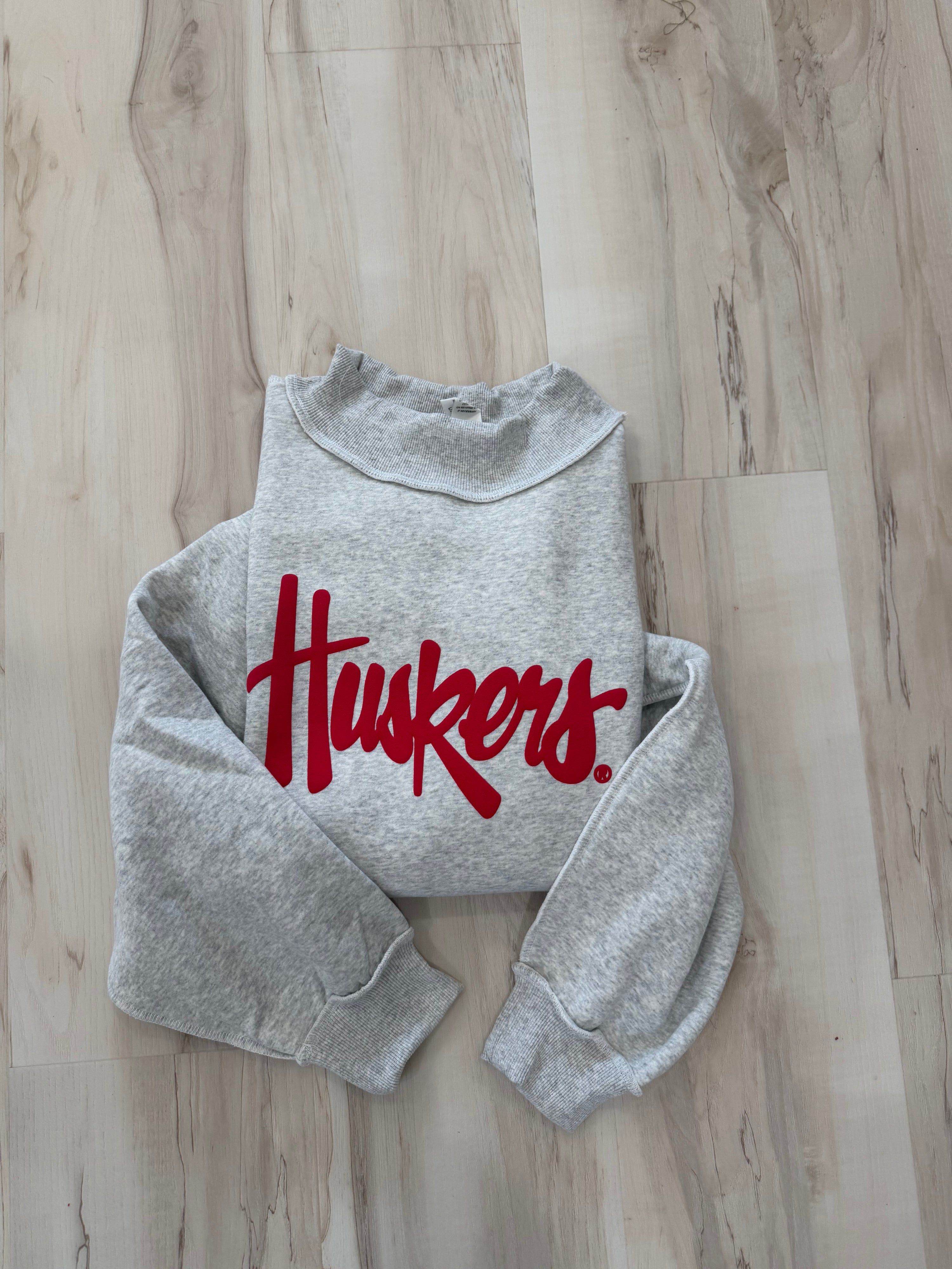 Husker Mock Neck Sweatshirt