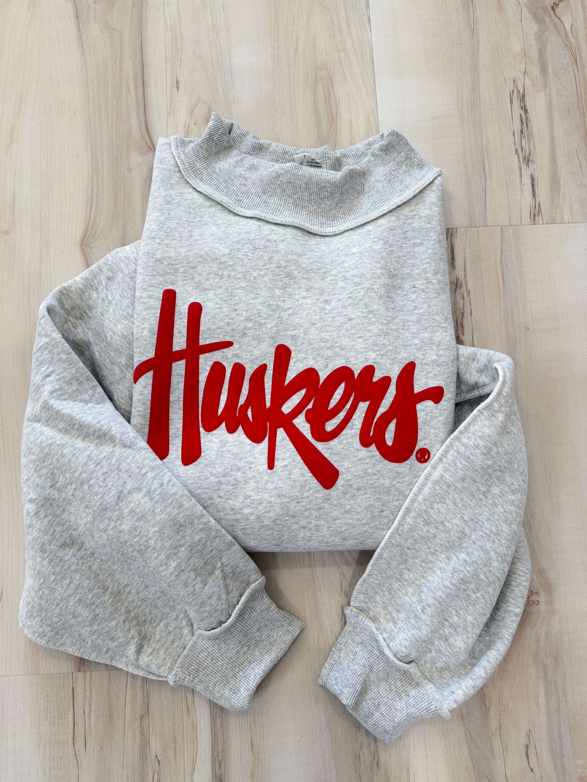 Husker Mock Neck Sweatshirt