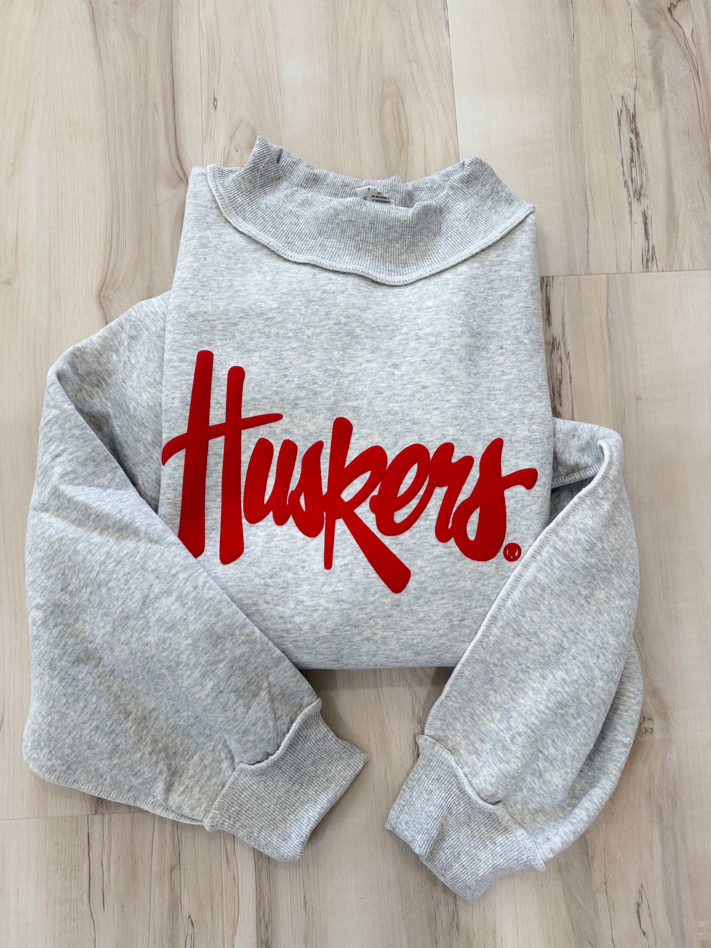 Husker Mock Neck Sweatshirt