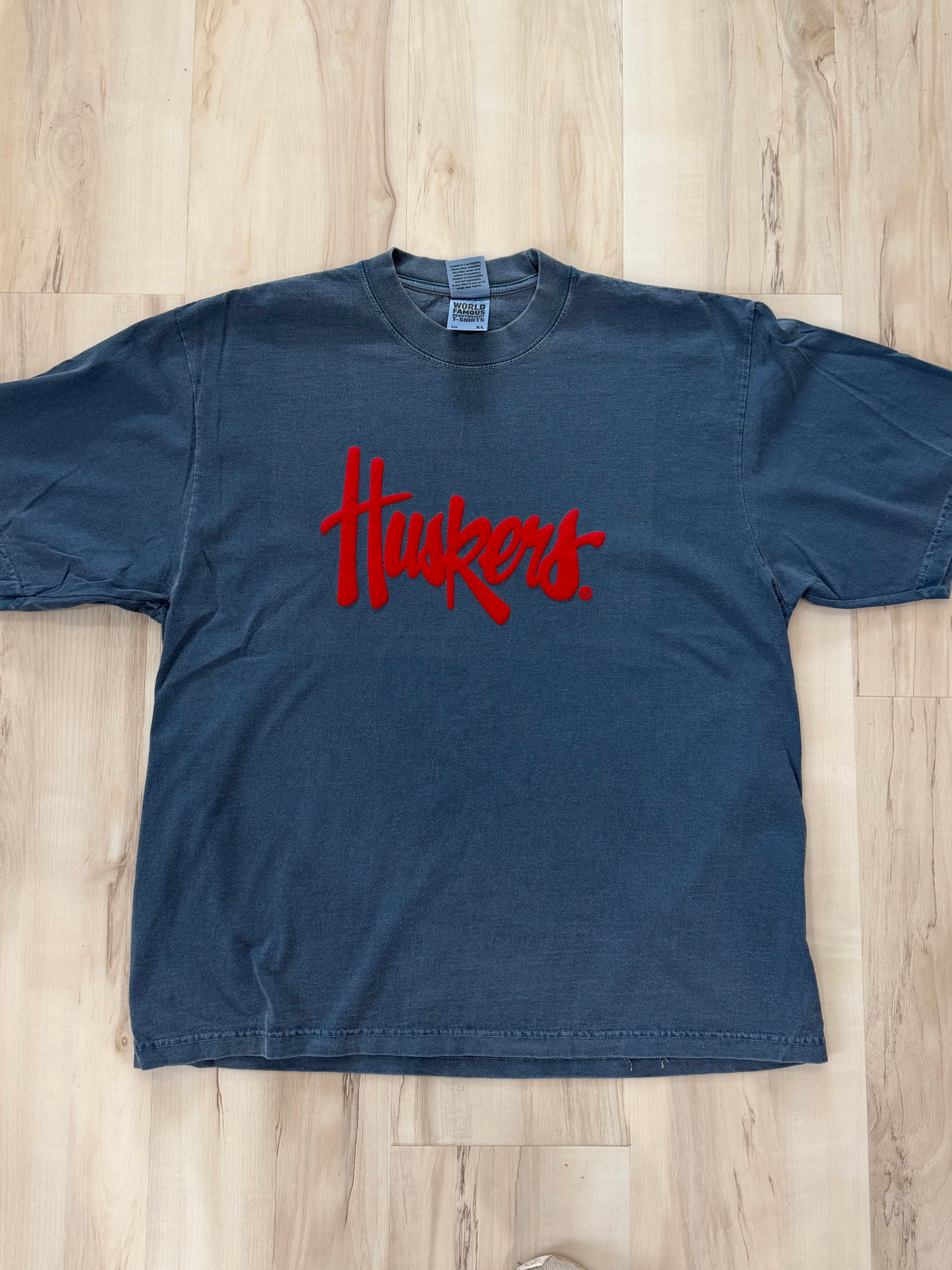 Huskers T-shirt - Denim
