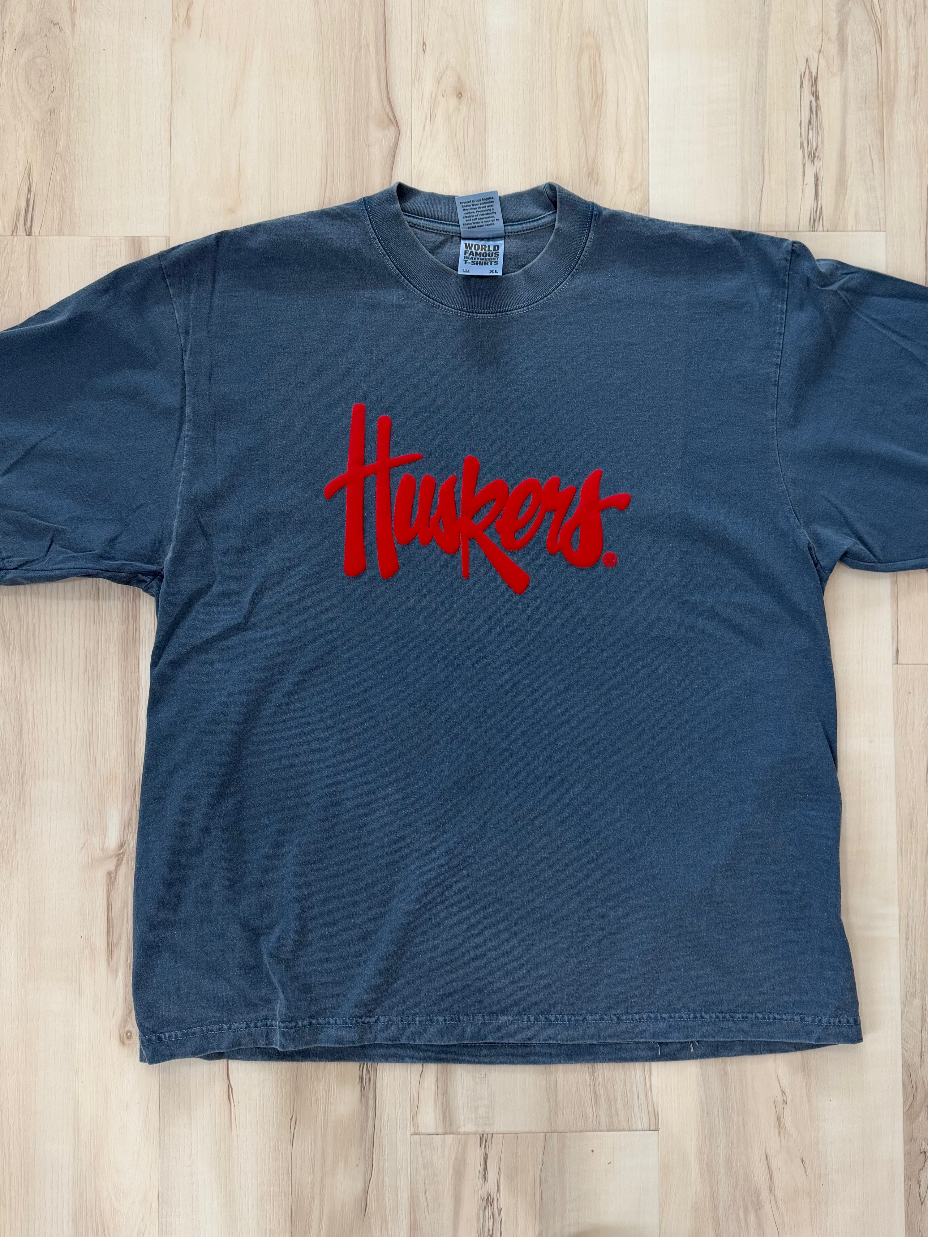 Huskers T-shirt - Denim
