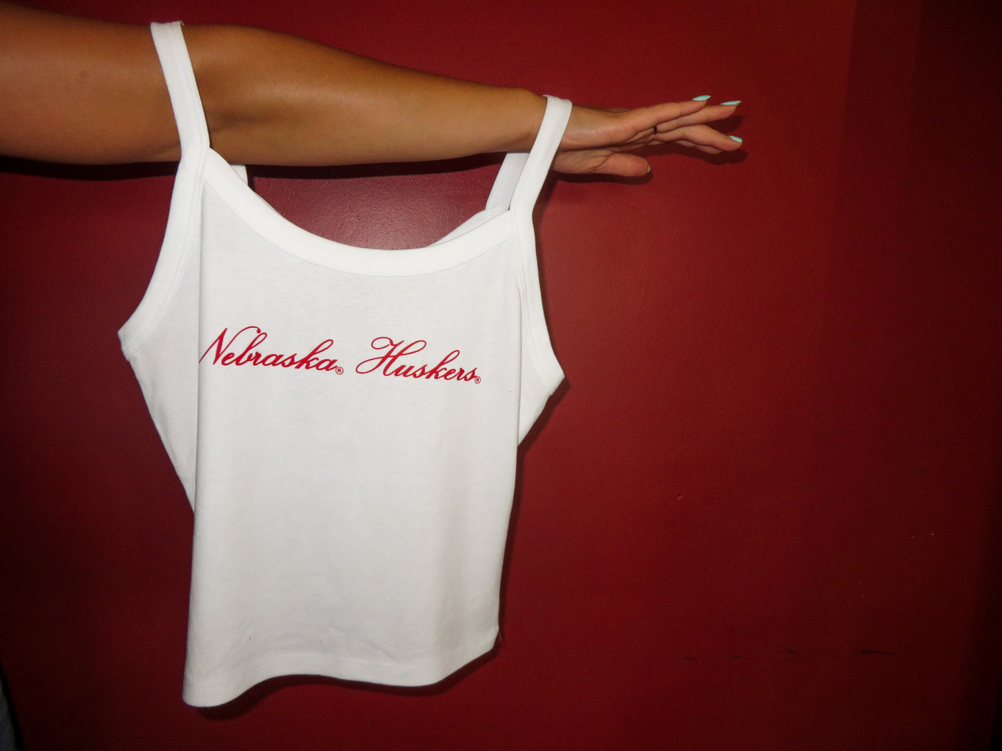 Nebraska Huskers Tank Top - White