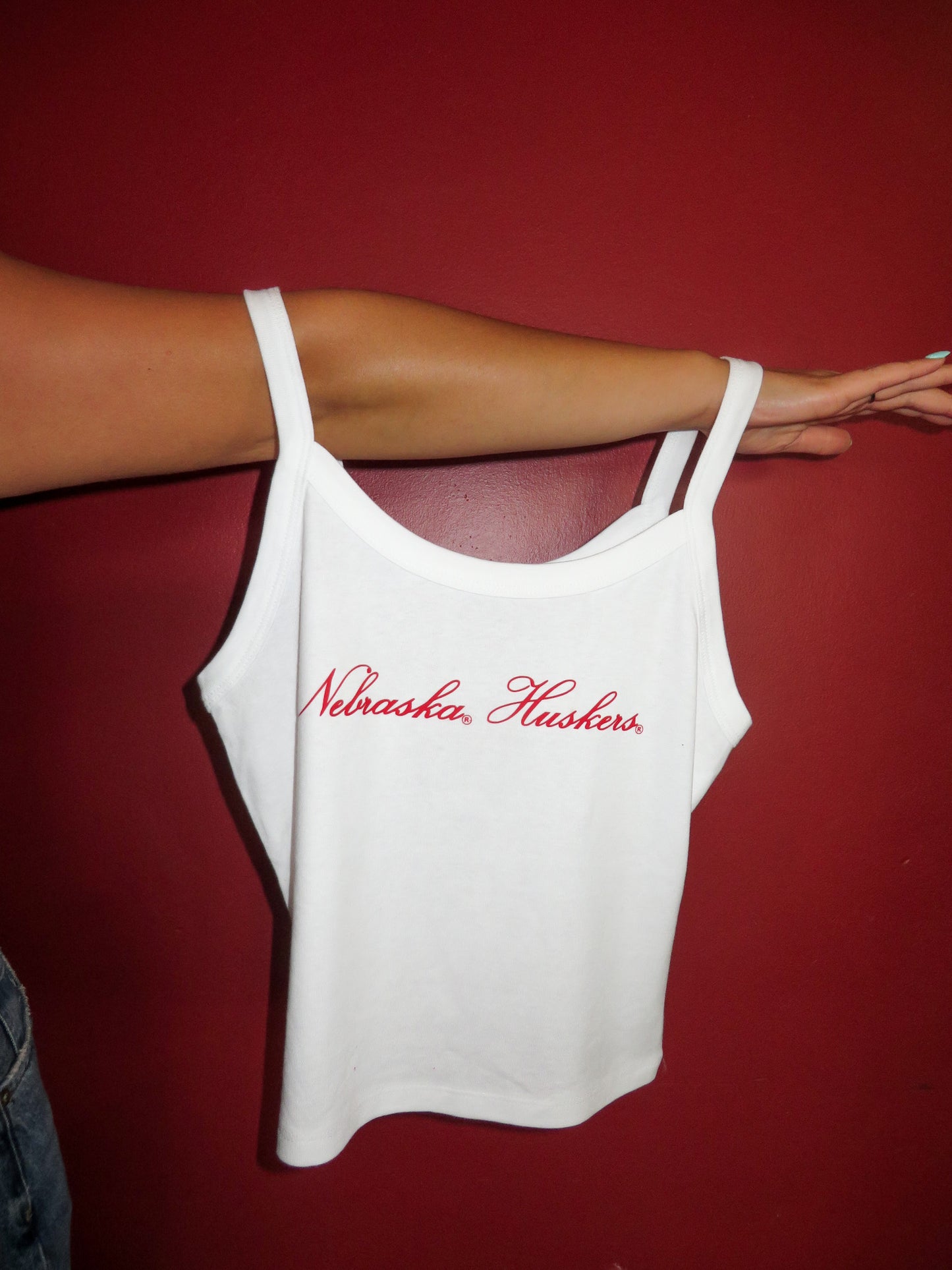 Nebraska Huskers Tank Top - White