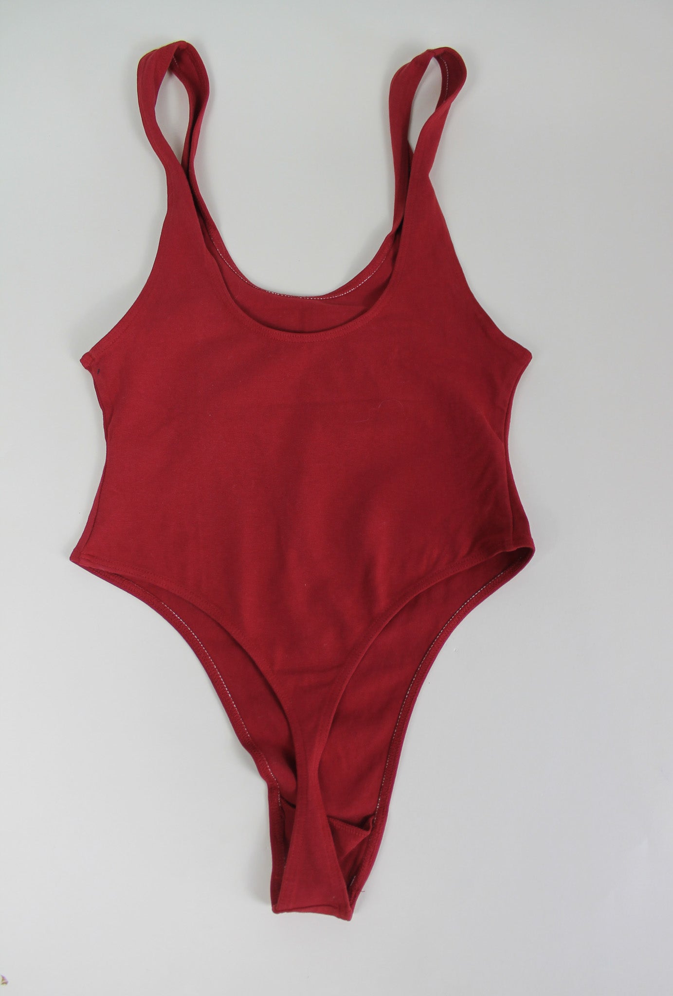 NE Patch Bodysuit - Red
