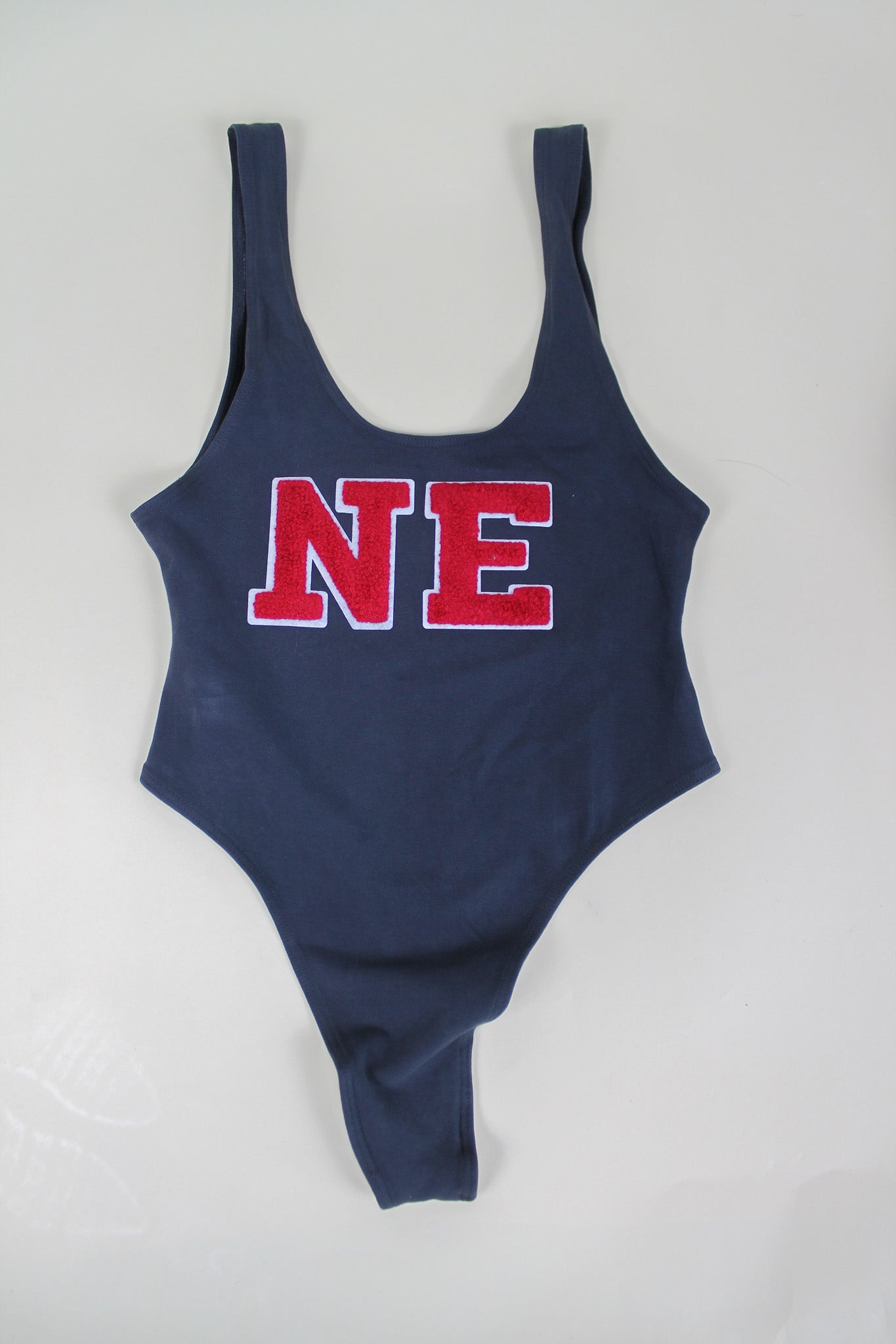 NE Patch Bodysuit - Grey