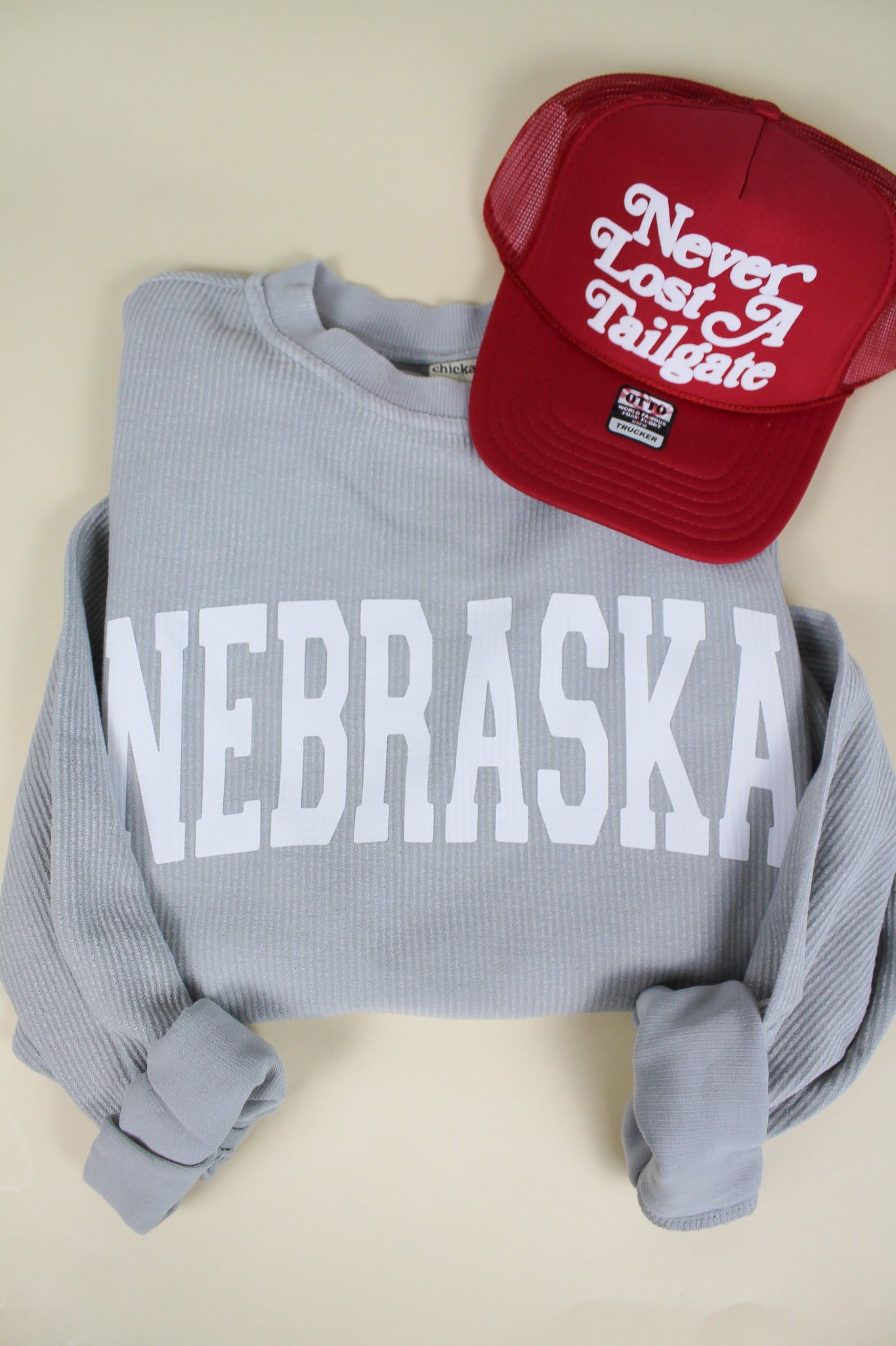Nebraska Corded Crew - Steel