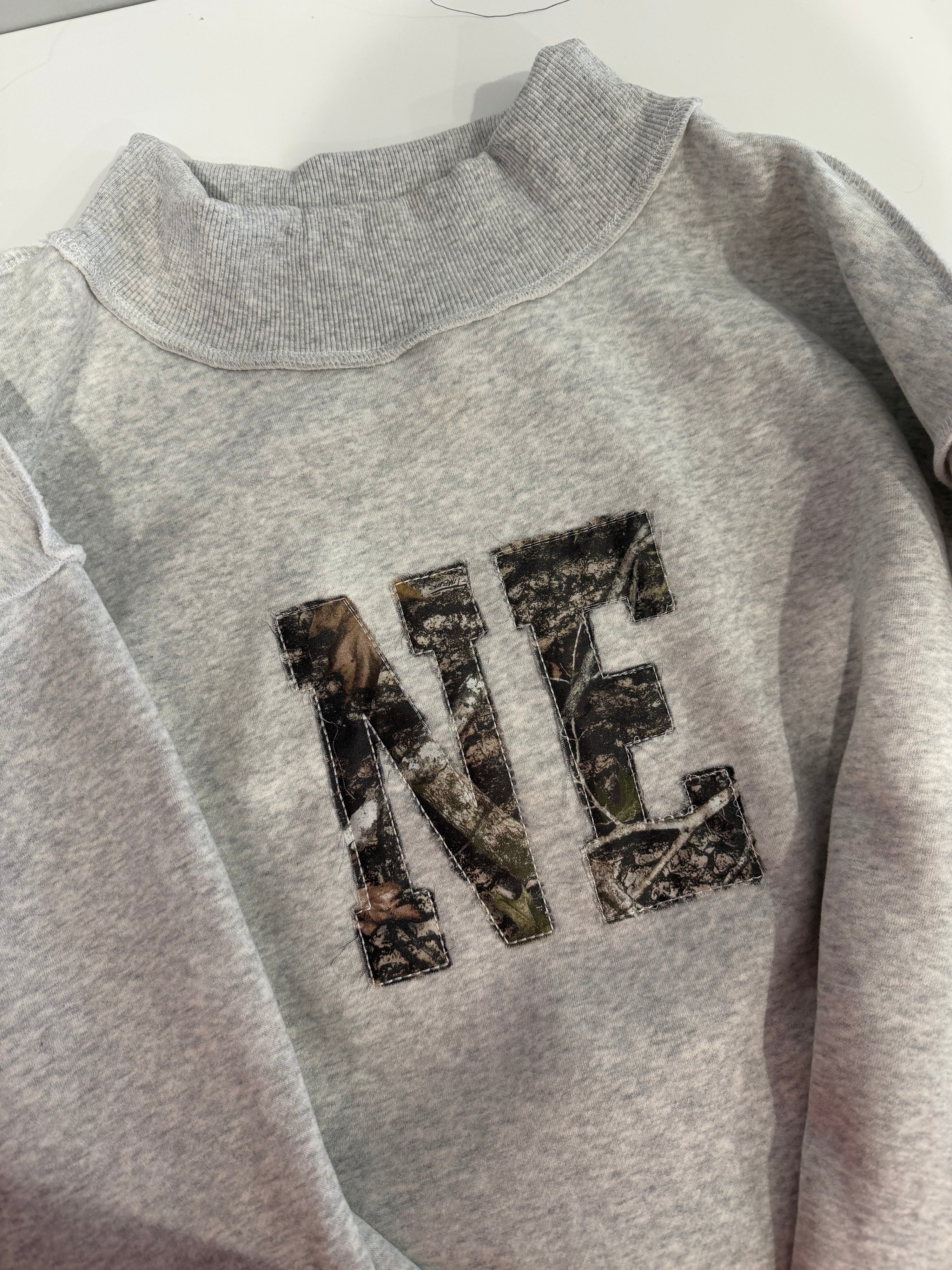 custom camo mockneck