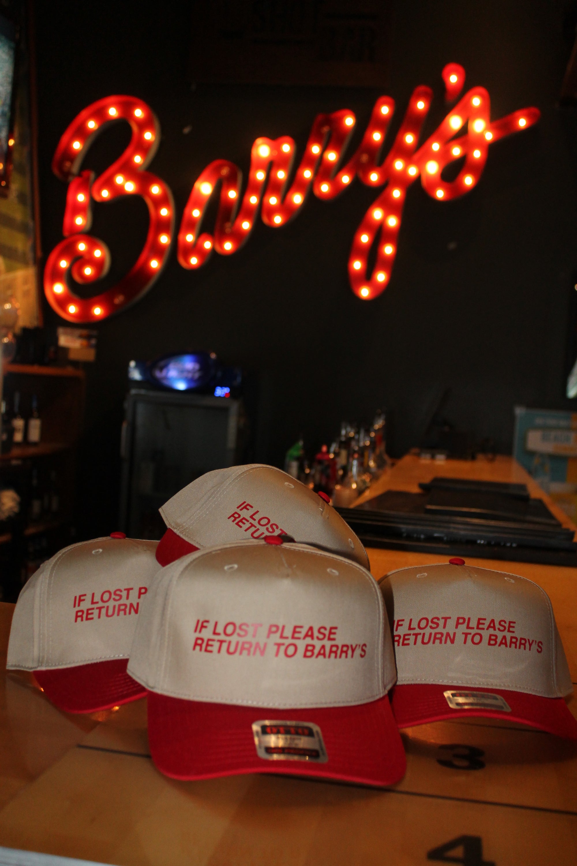 If Lost, Please Return to Barry's Tee