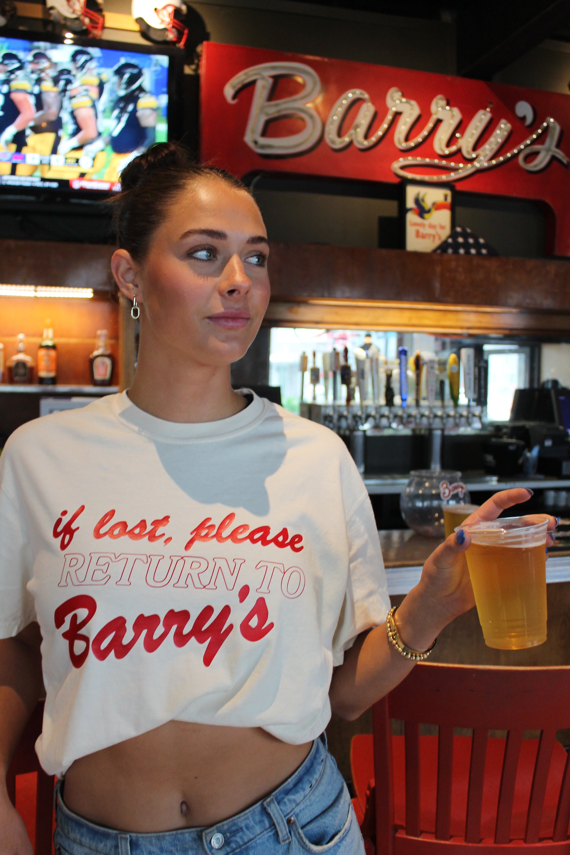 If Lost, Please Return to Barry's Tee