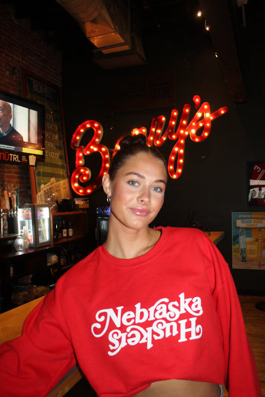 Nebraska Huskers Puff Crew - Red