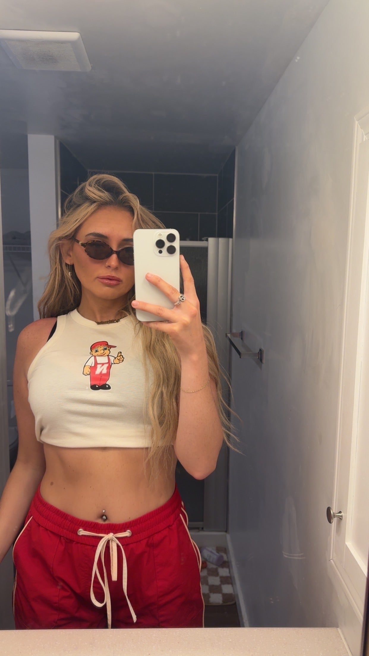 Lil Red Racer Back Tank Top