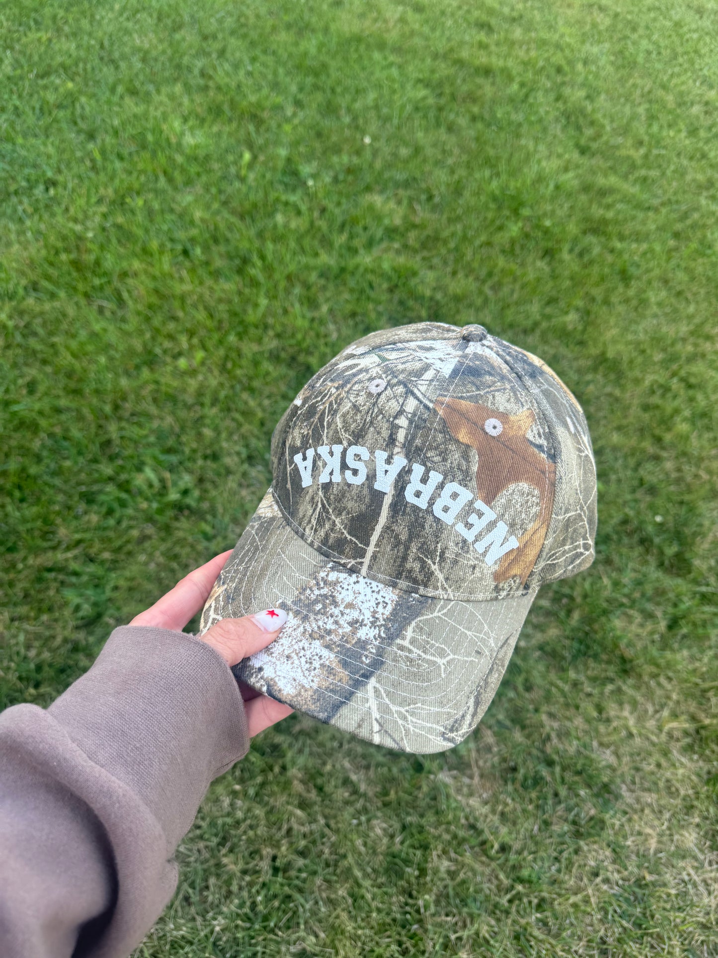 Nebraska Camo Hat