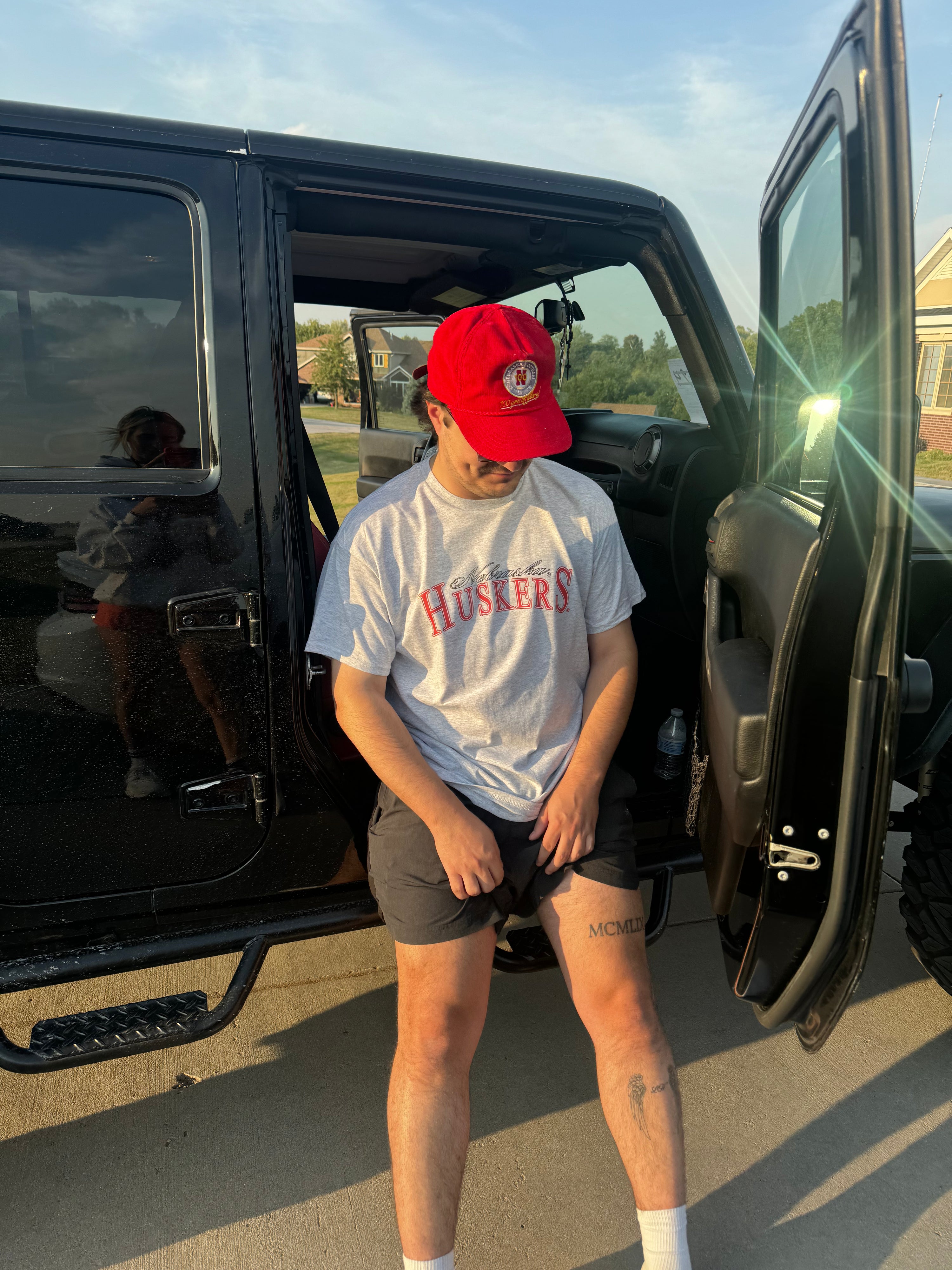 Nebraska Huskers Script Tee