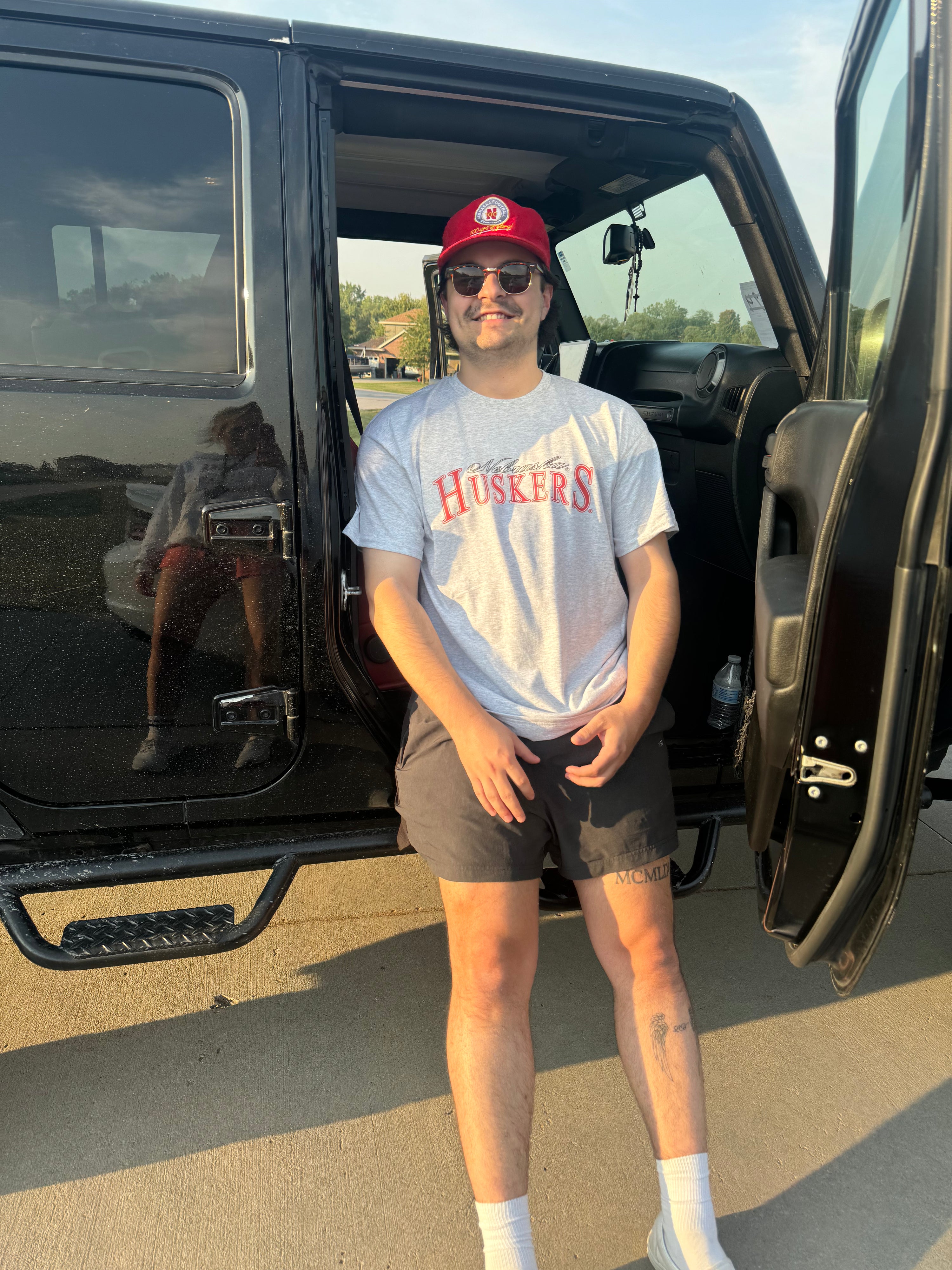 Nebraska Huskers Script Tee