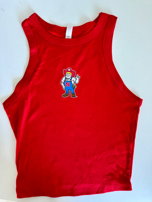 herbie racerback tank - red