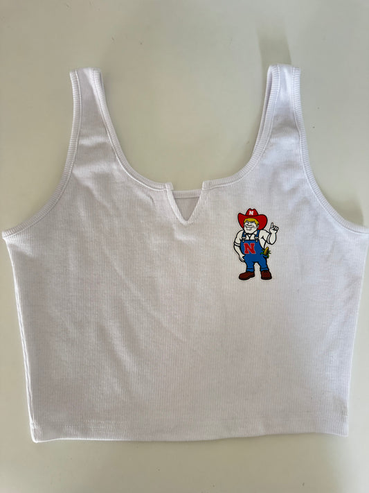 herbie v-neck cropped tank