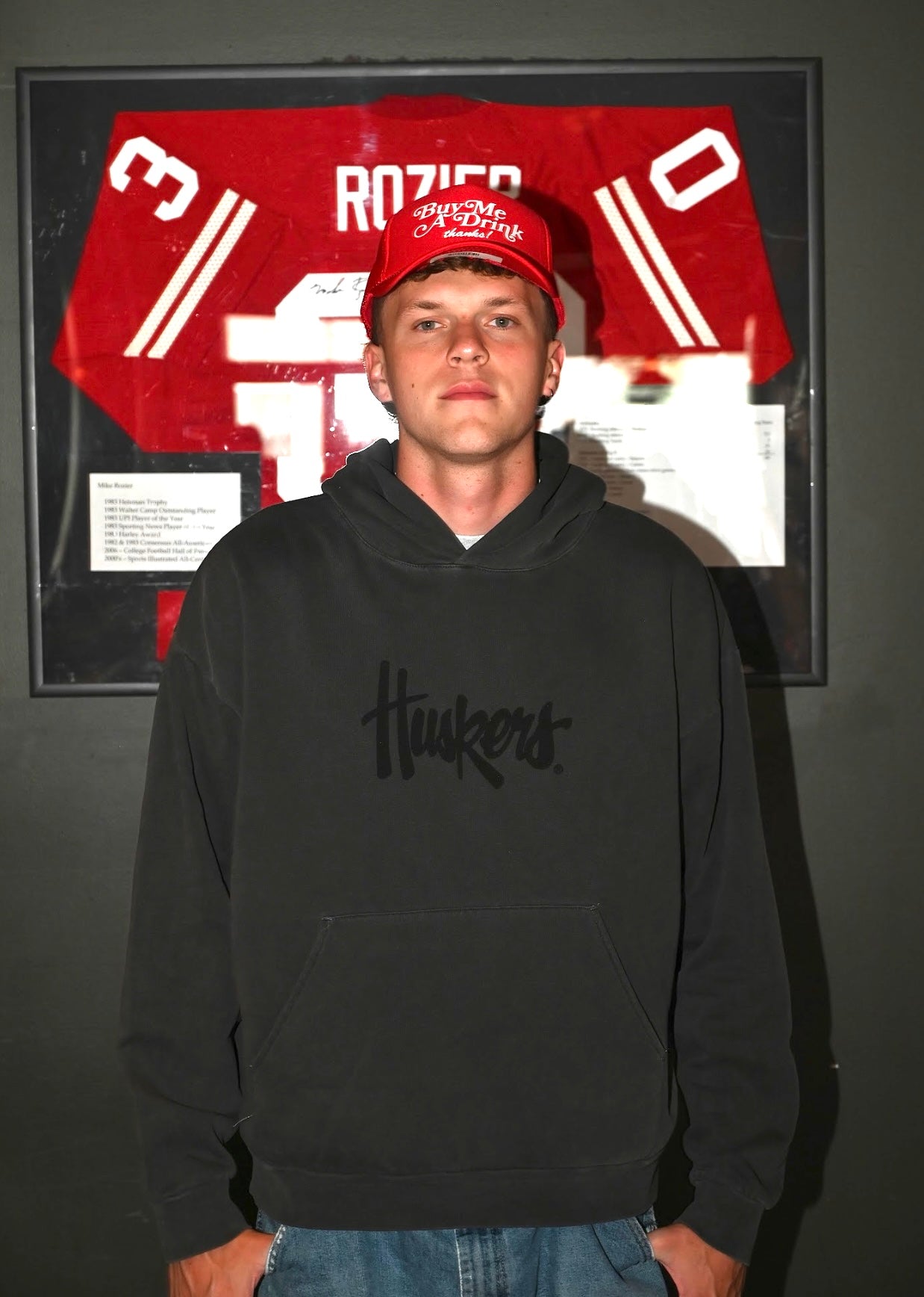 Huskers Monochrome Hoodie