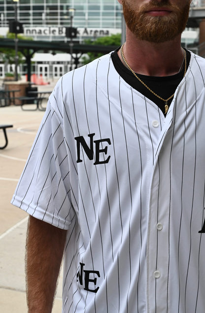 NE Pinstripe Jersey - Black