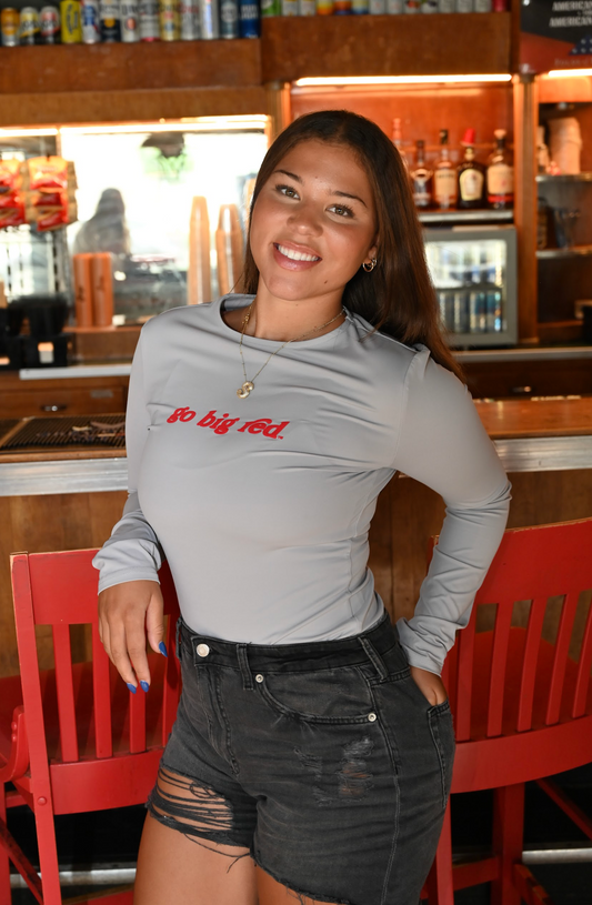 Go Big Red Long Sleeve Top