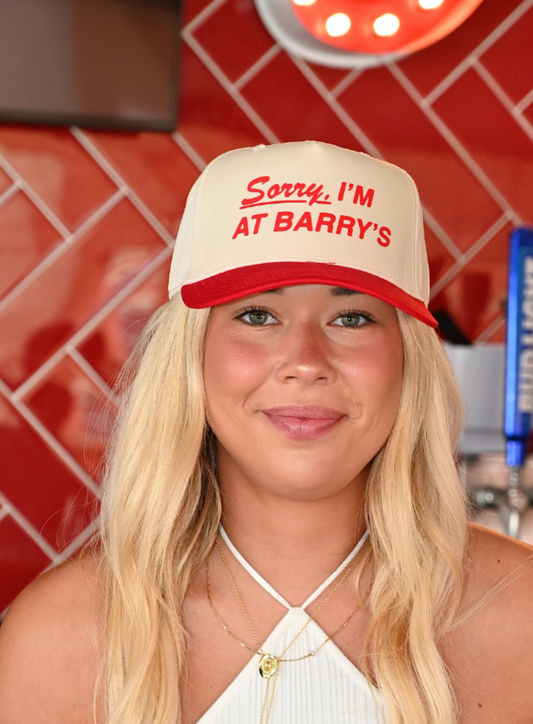 Sorry I'm at Barry's Hat