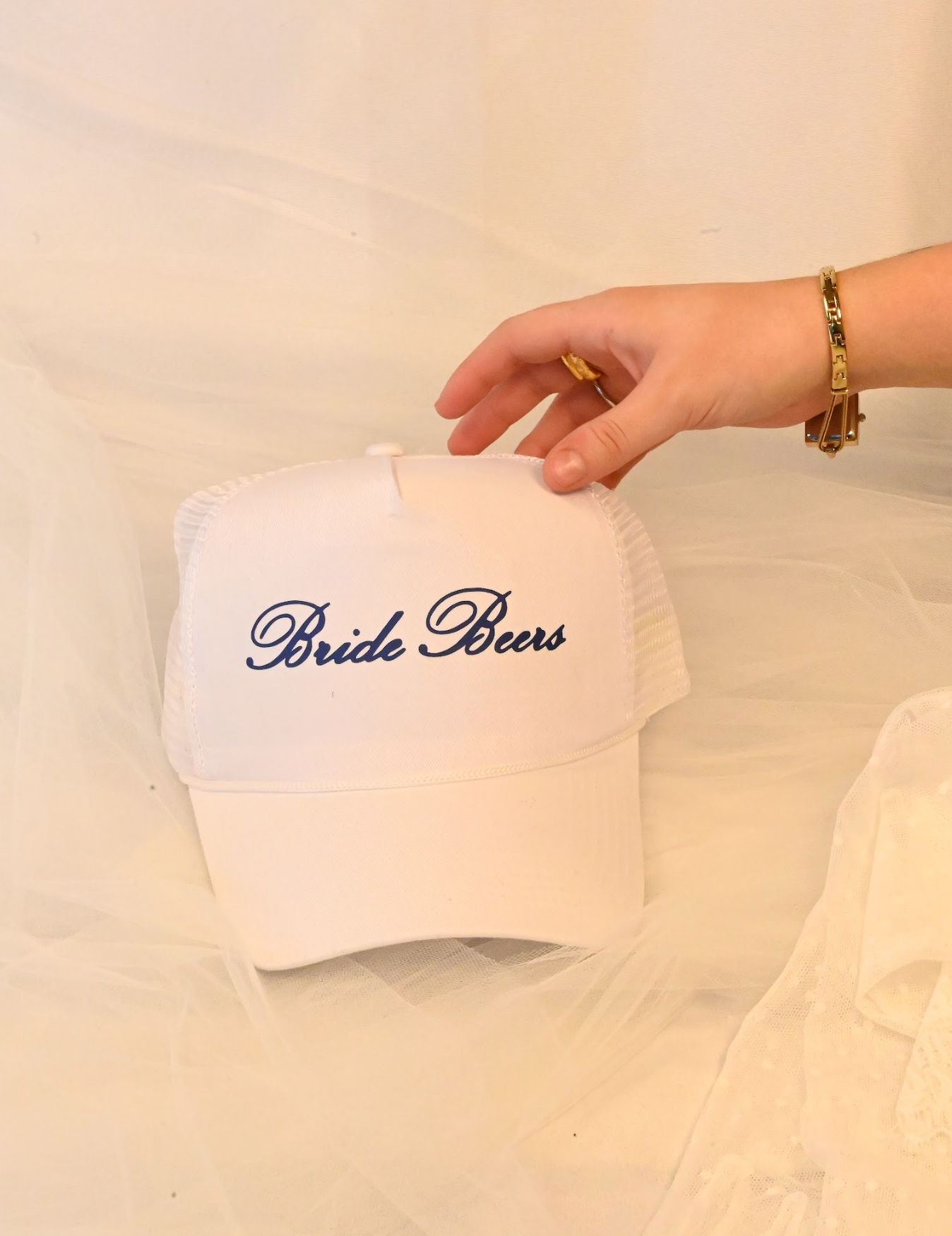 bride beers trucker hat