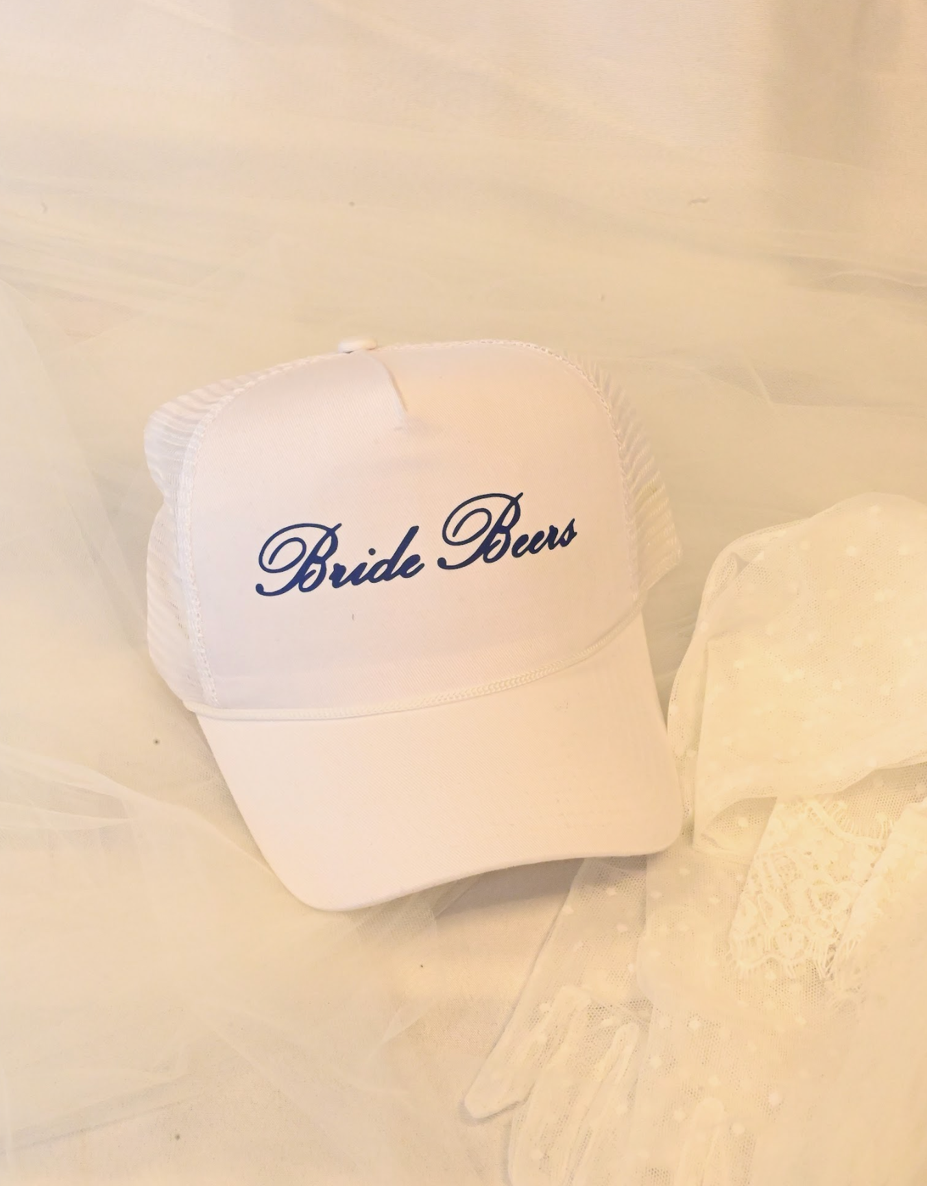 bride beers trucker hat