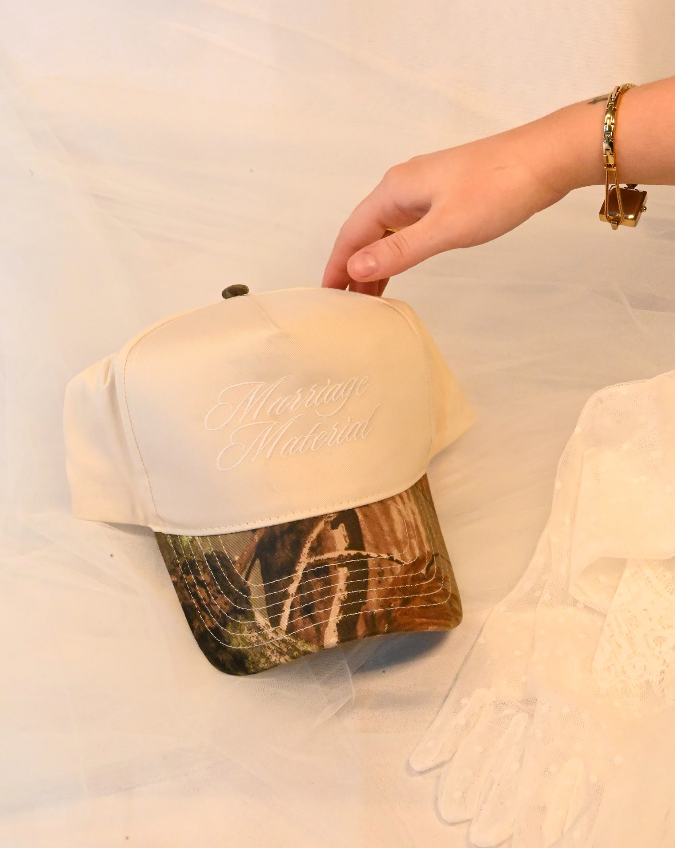 marriage material trucker hat