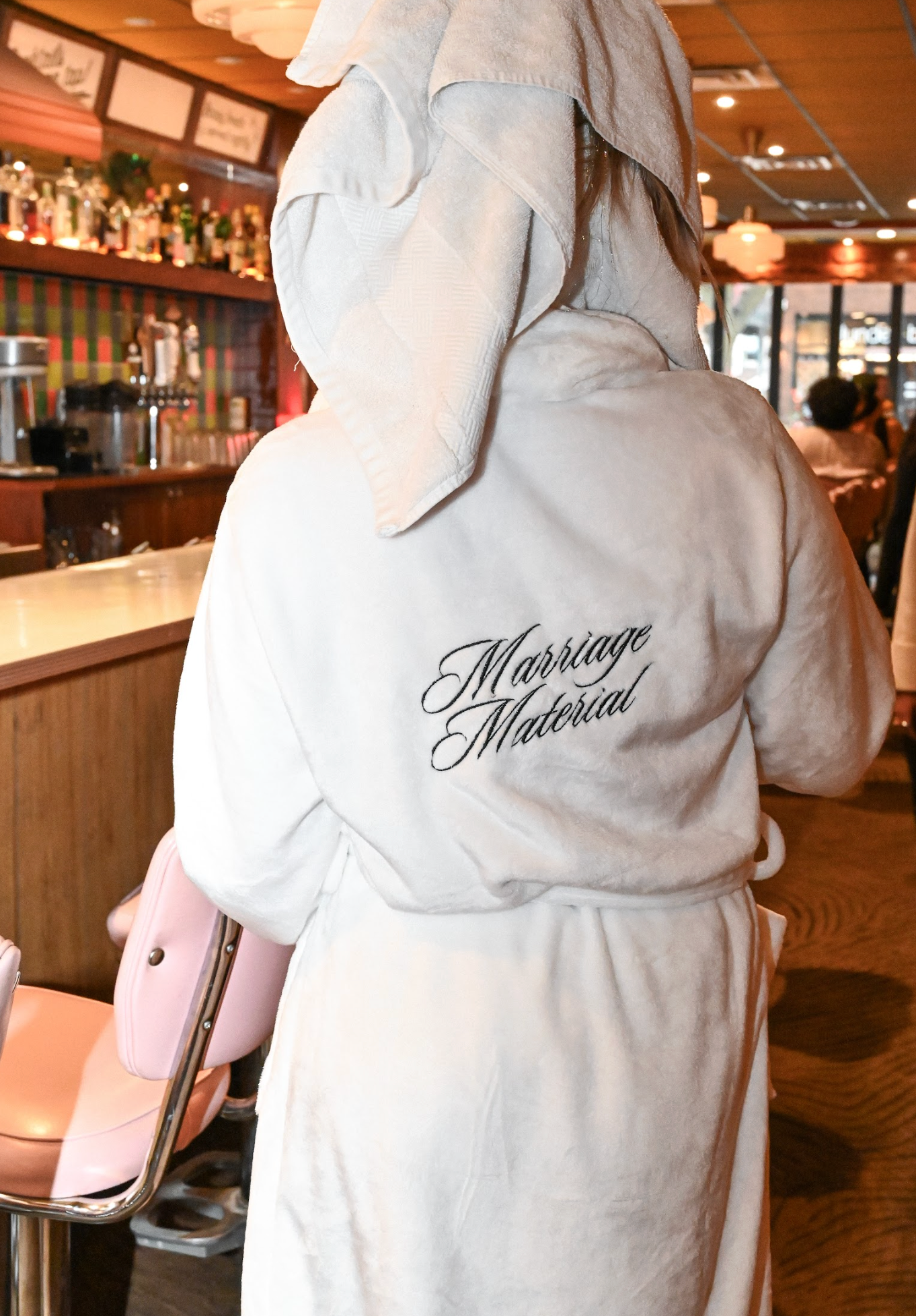 marriage material robe