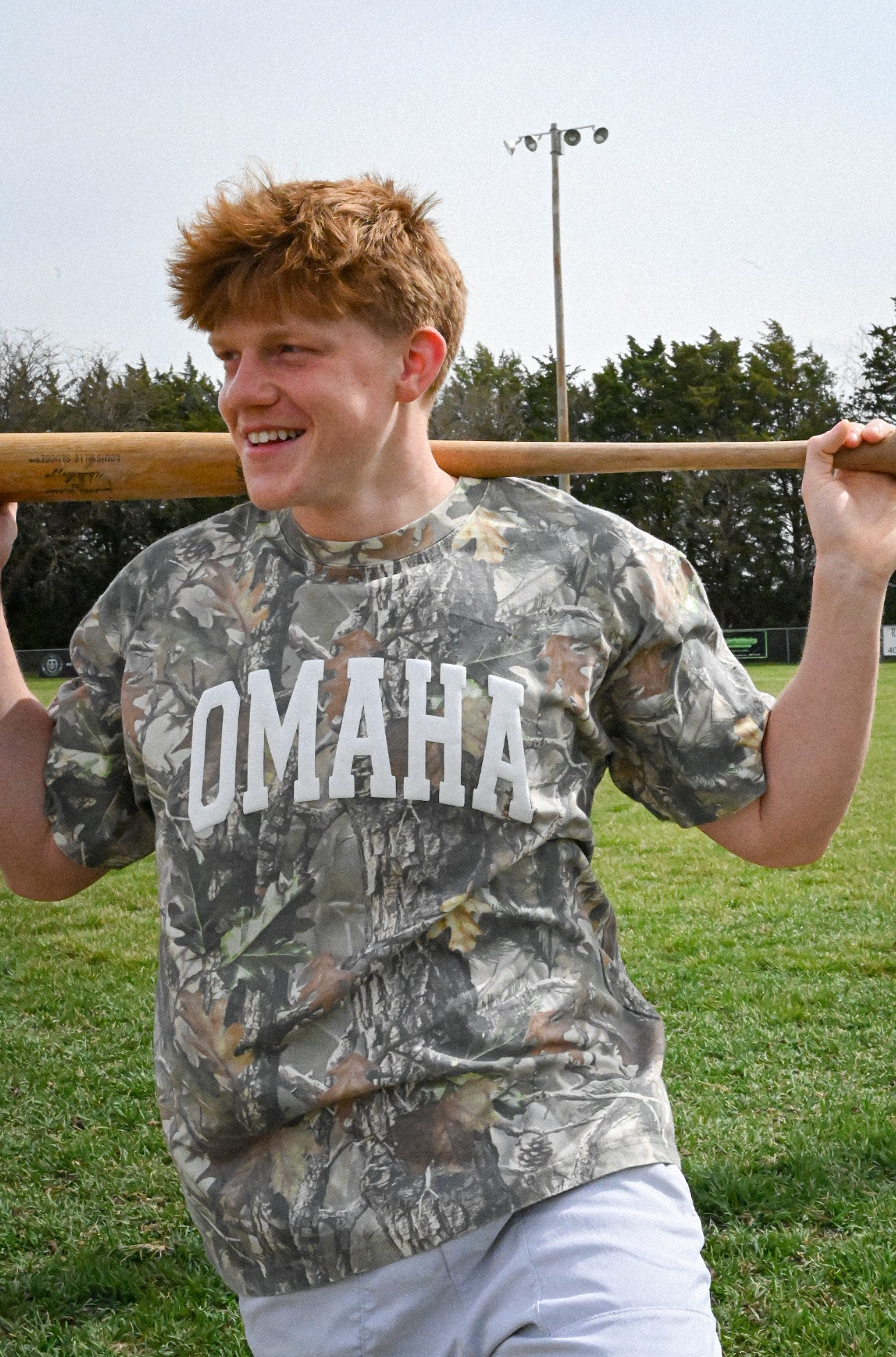 omaha camo tee