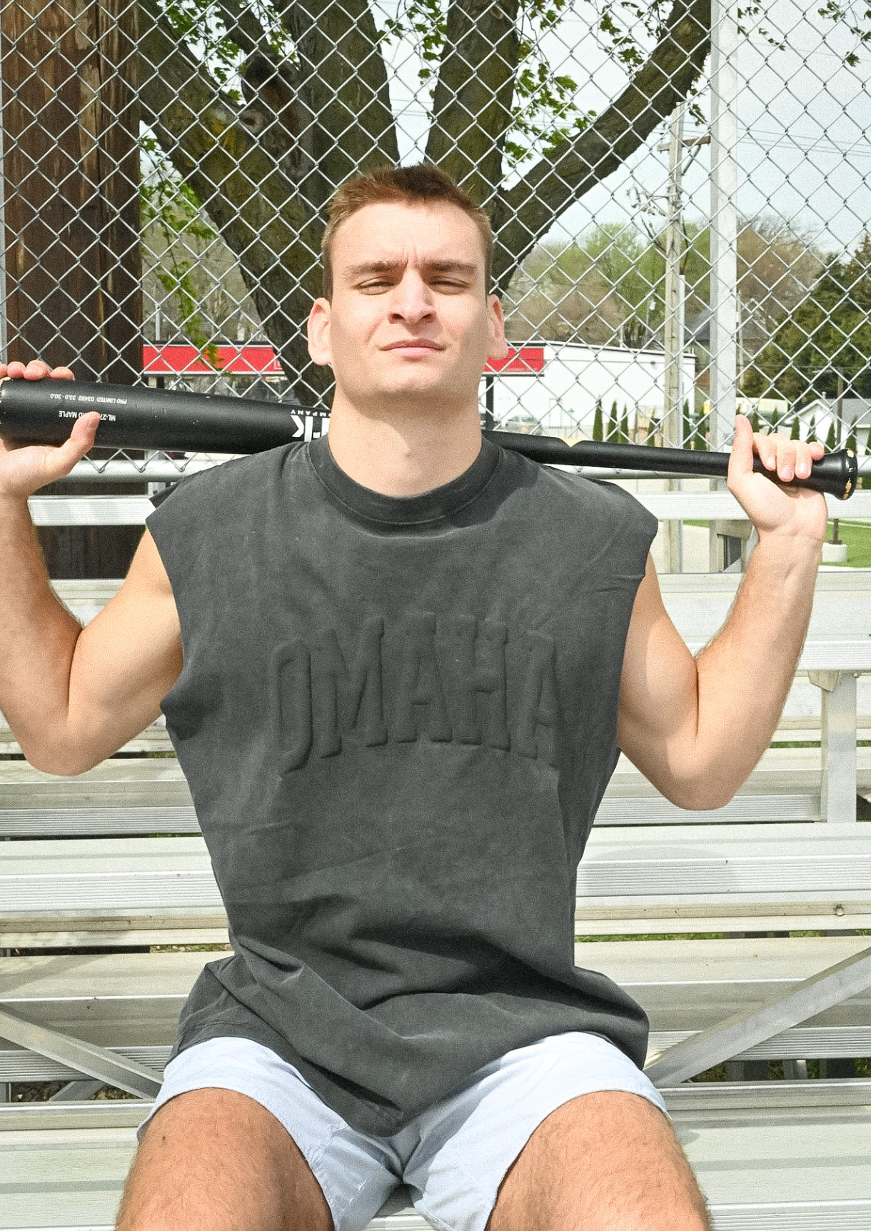 omaha monochrome muscle tee