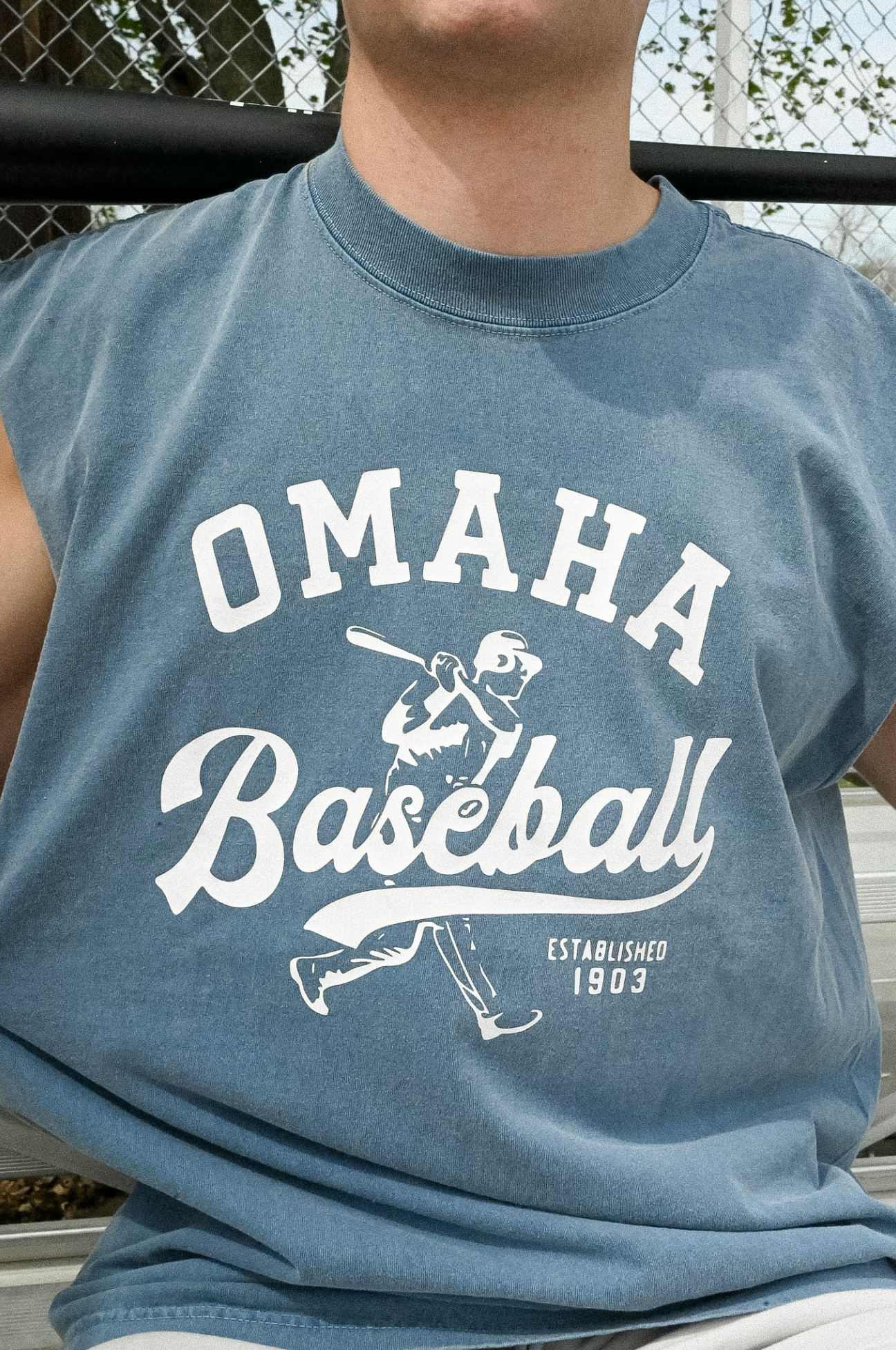 omaha baseball muscle tee
